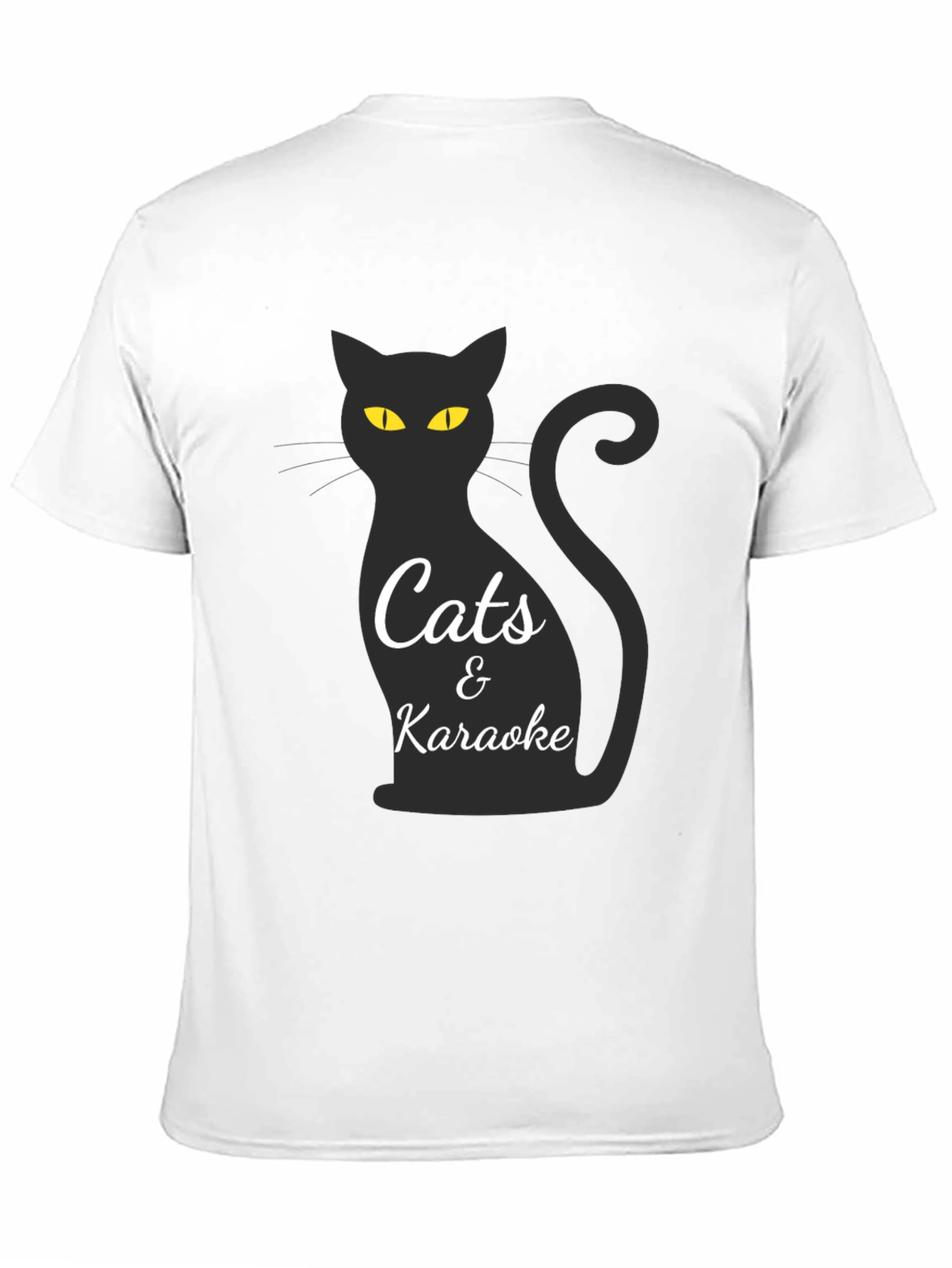 Cats & Karaoke Black T-Shirt