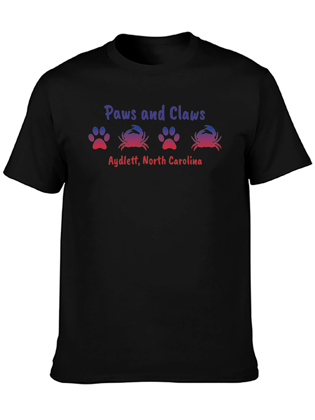 Paws and Claws T-Shirt - Aydlett North Carolina