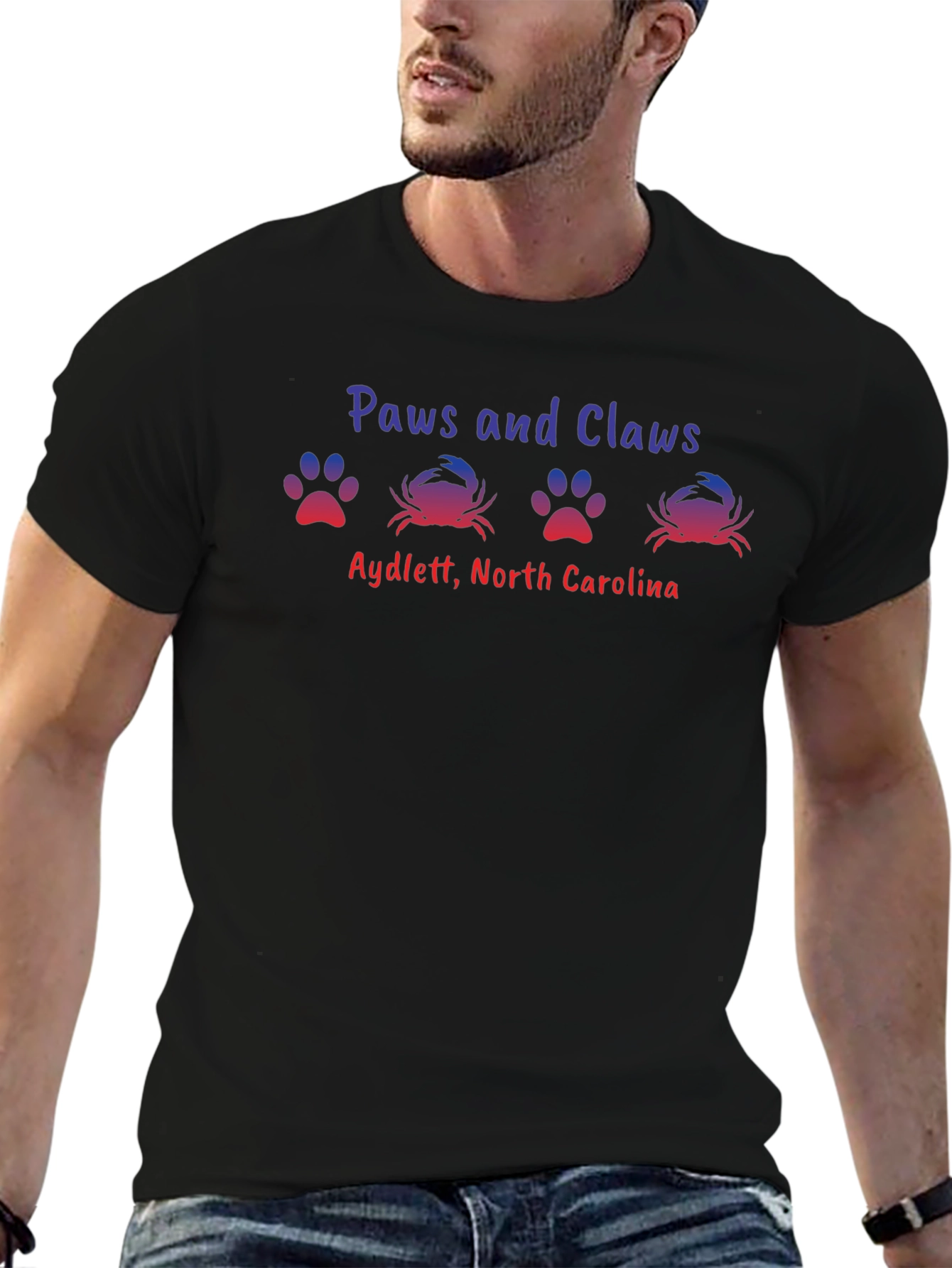Paws and Claws T-Shirt - Aydlett North Carolina