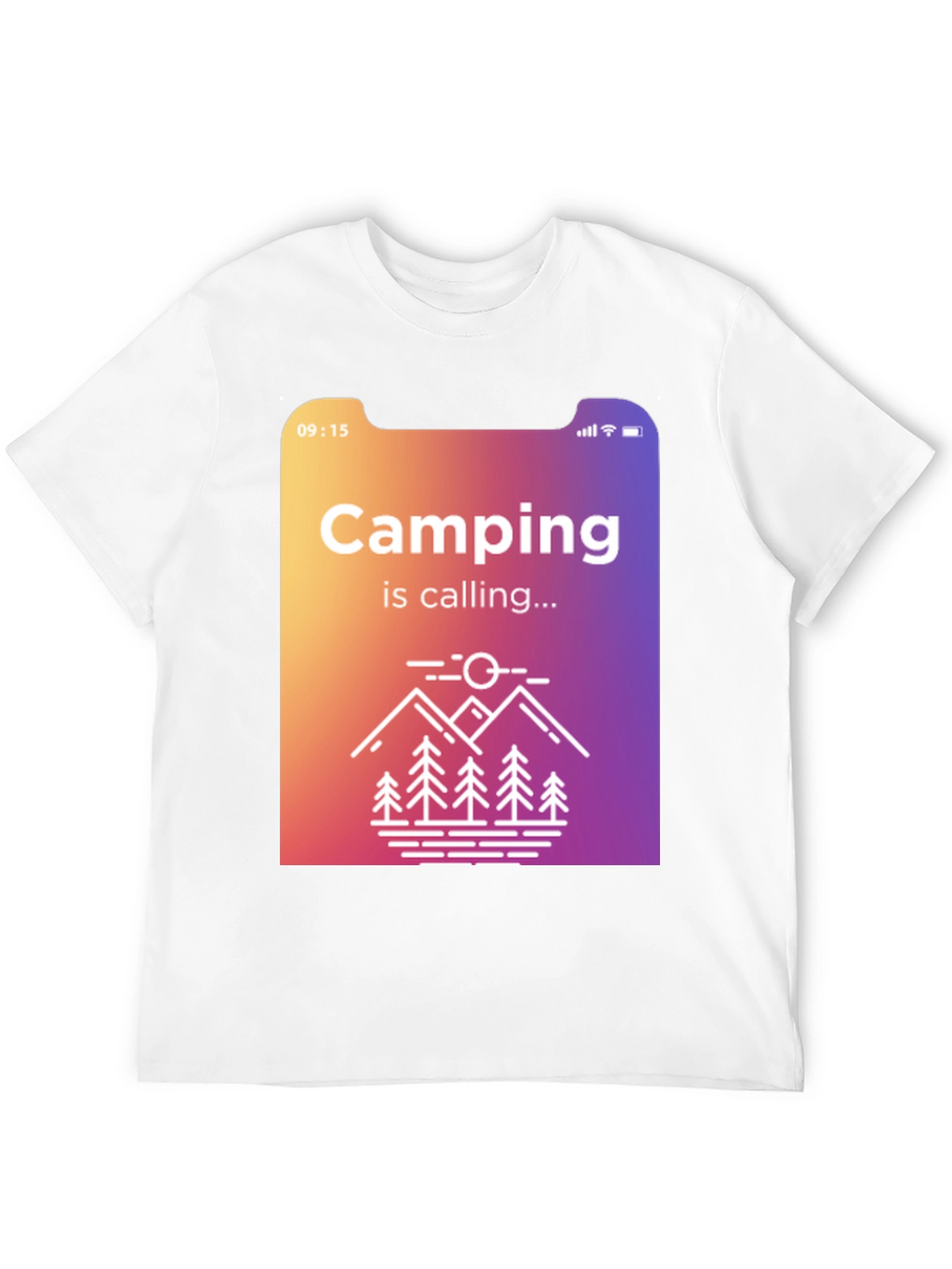 Camping Is Calling T-Shirt - Outdoor Adventure Tee