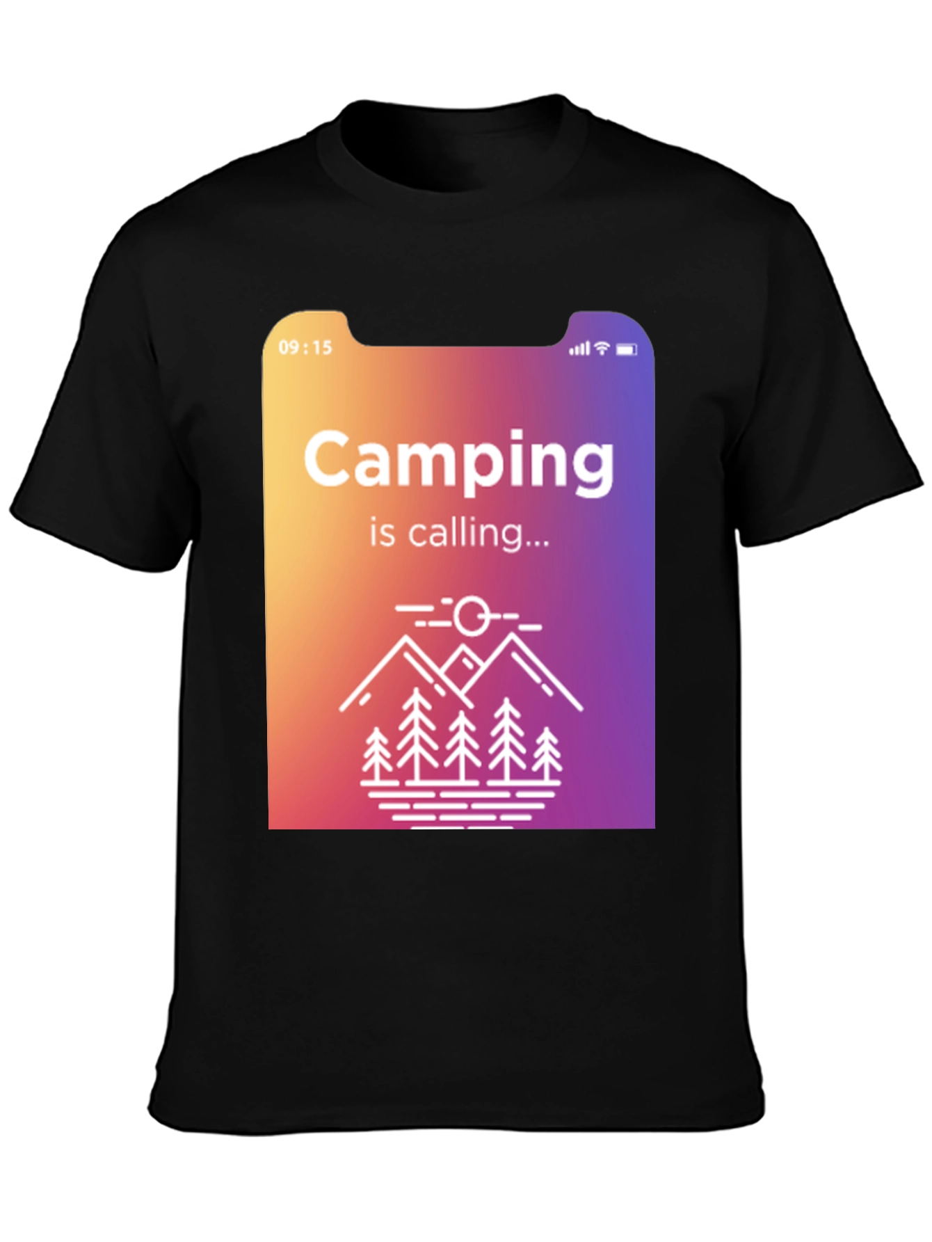 Camping Is Calling T-Shirt - Outdoor Adventure Tee
