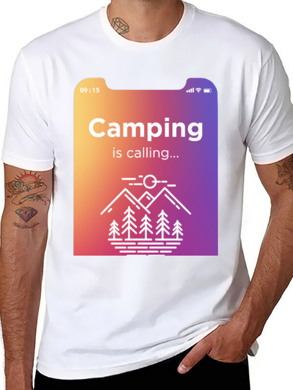 Camping Is Calling T-Shirt - Outdoor Adventure Tee
