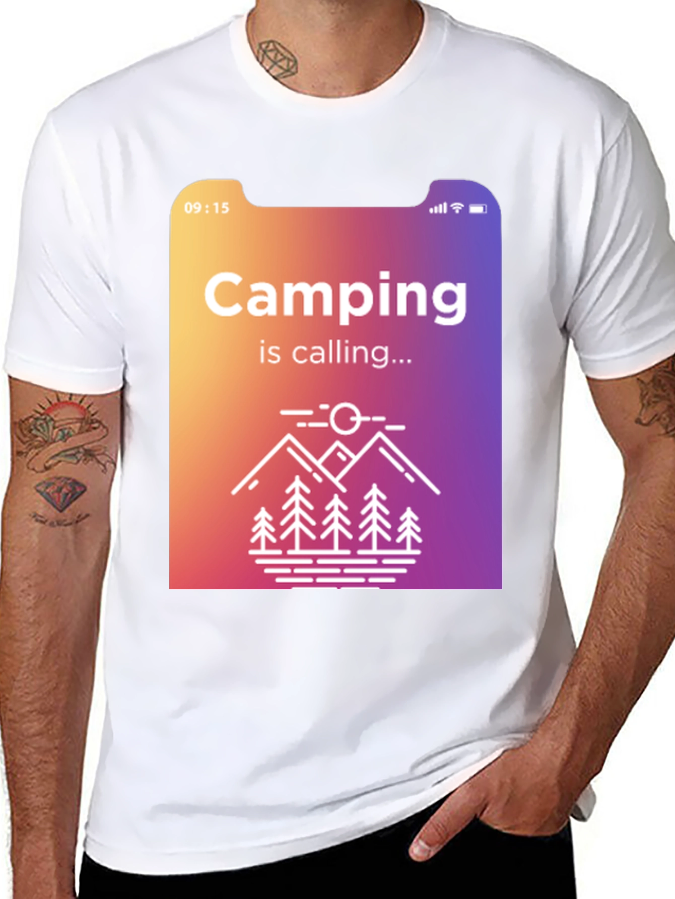 Camping Is Calling T-Shirt - Outdoor Adventure Tee