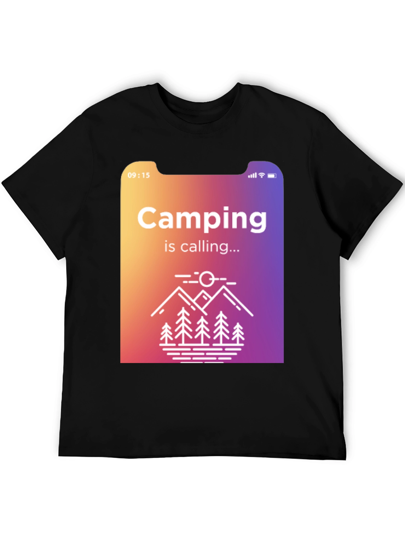 Camping Is Calling T-Shirt - Outdoor Adventure Tee
