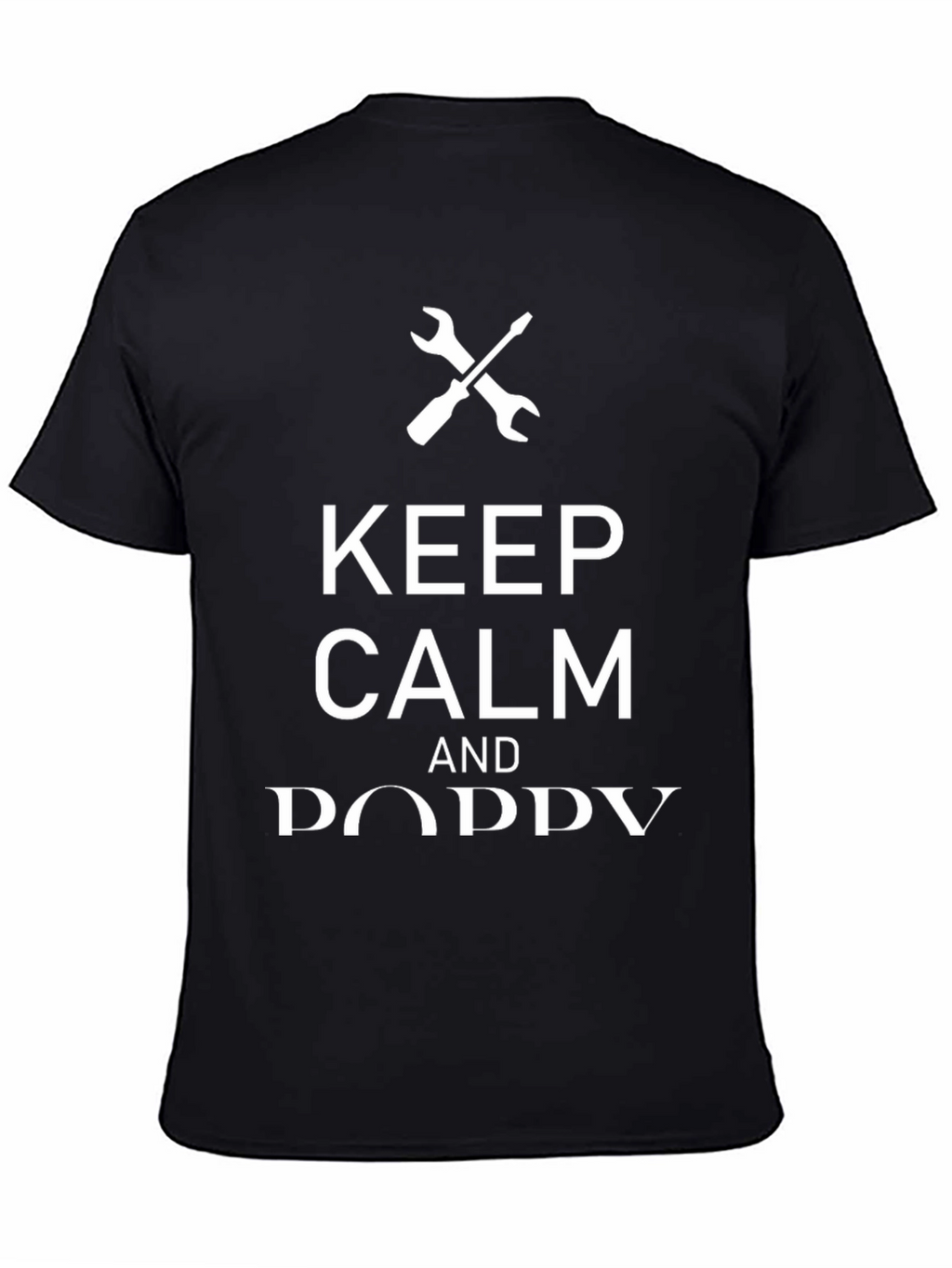 Keep Calm and Poppy T-Shirt - Black