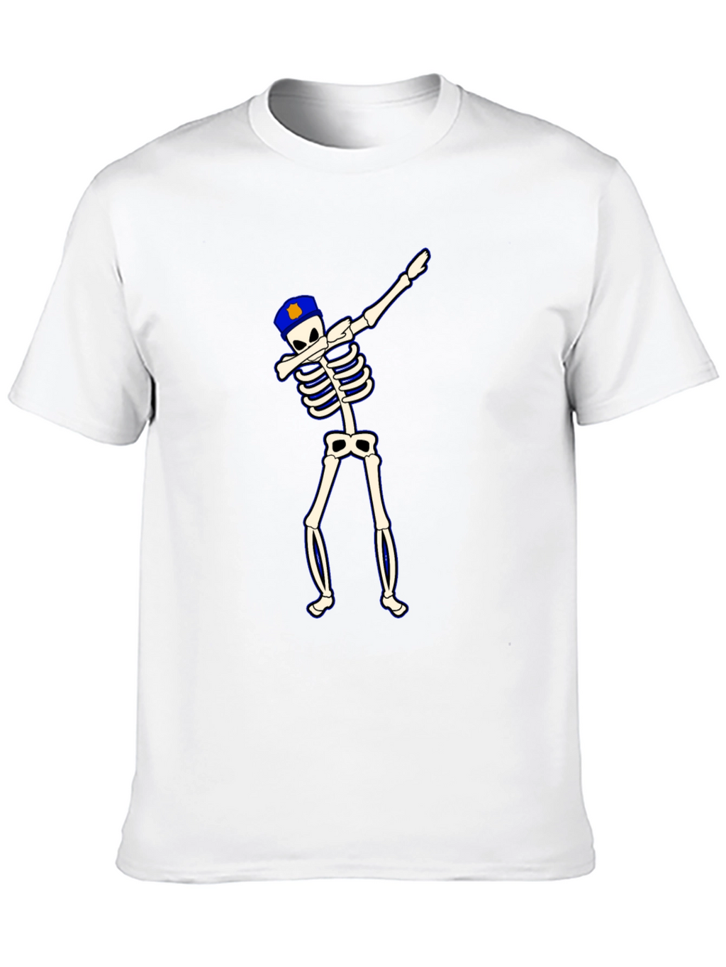 Dabbing Skeleton Cop T-Shirt