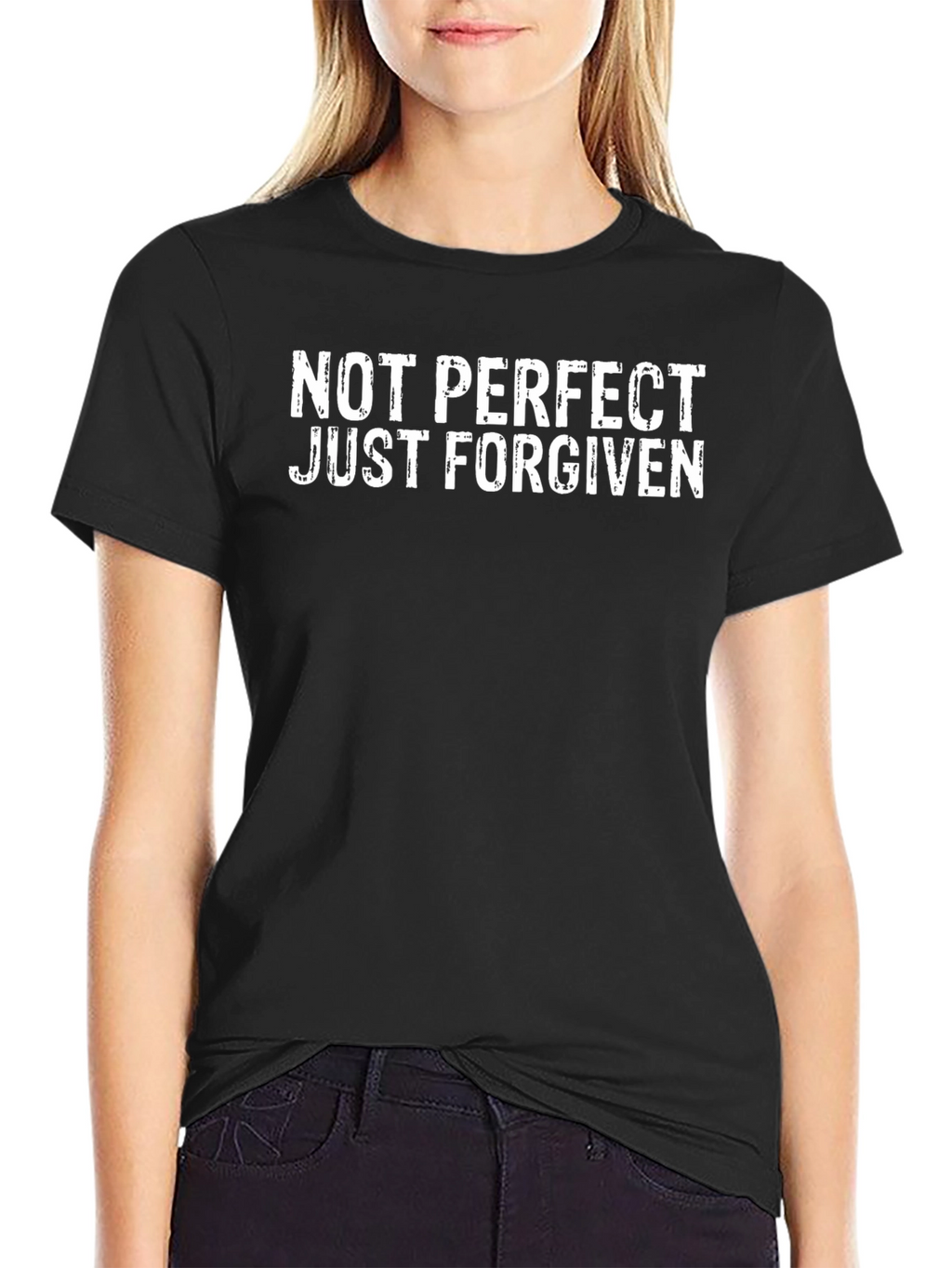 Not Perfect Just Forgiven Graphic Tee