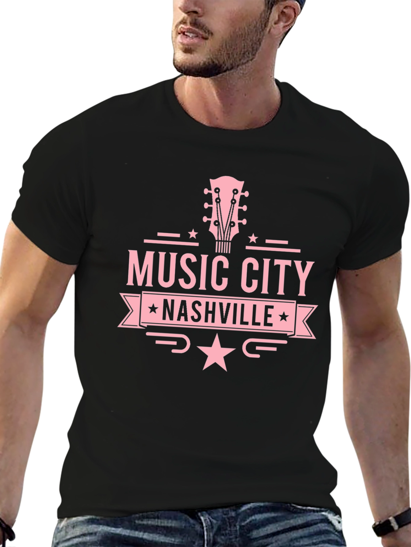 Music City Nashville Graphic T-Shirt