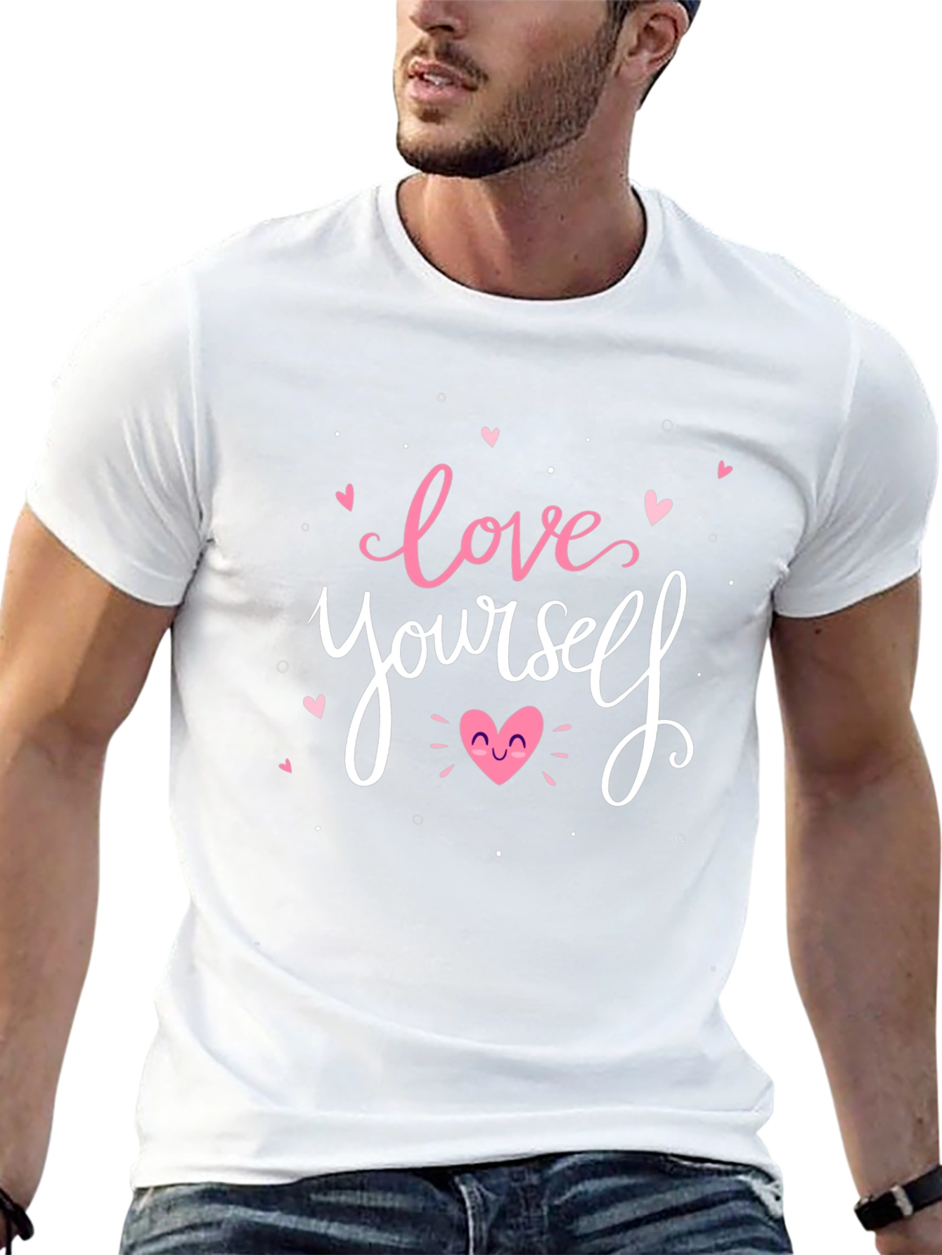 Love Yourself Graphic Print Tee