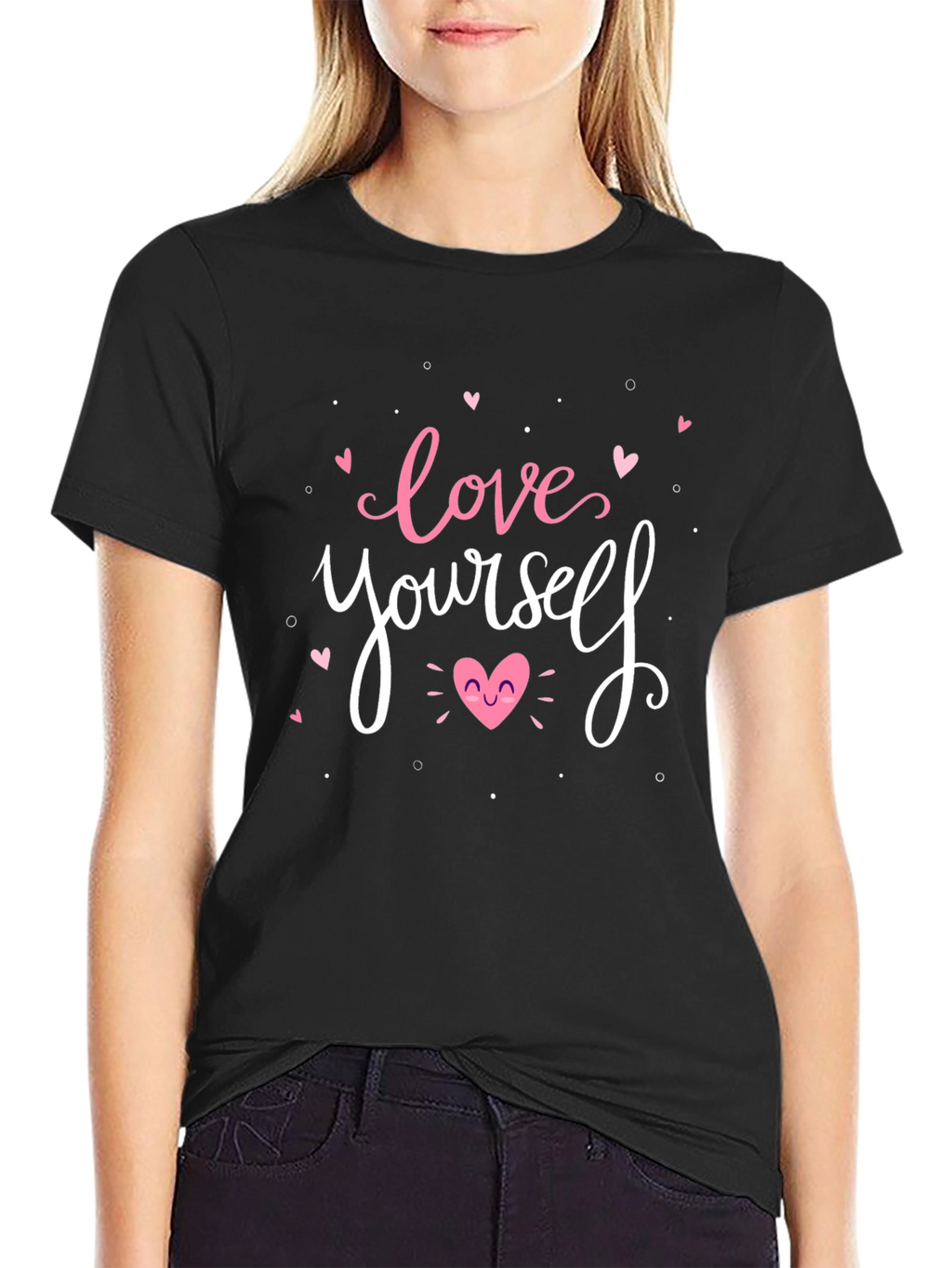 Love Yourself Graphic Print Tee