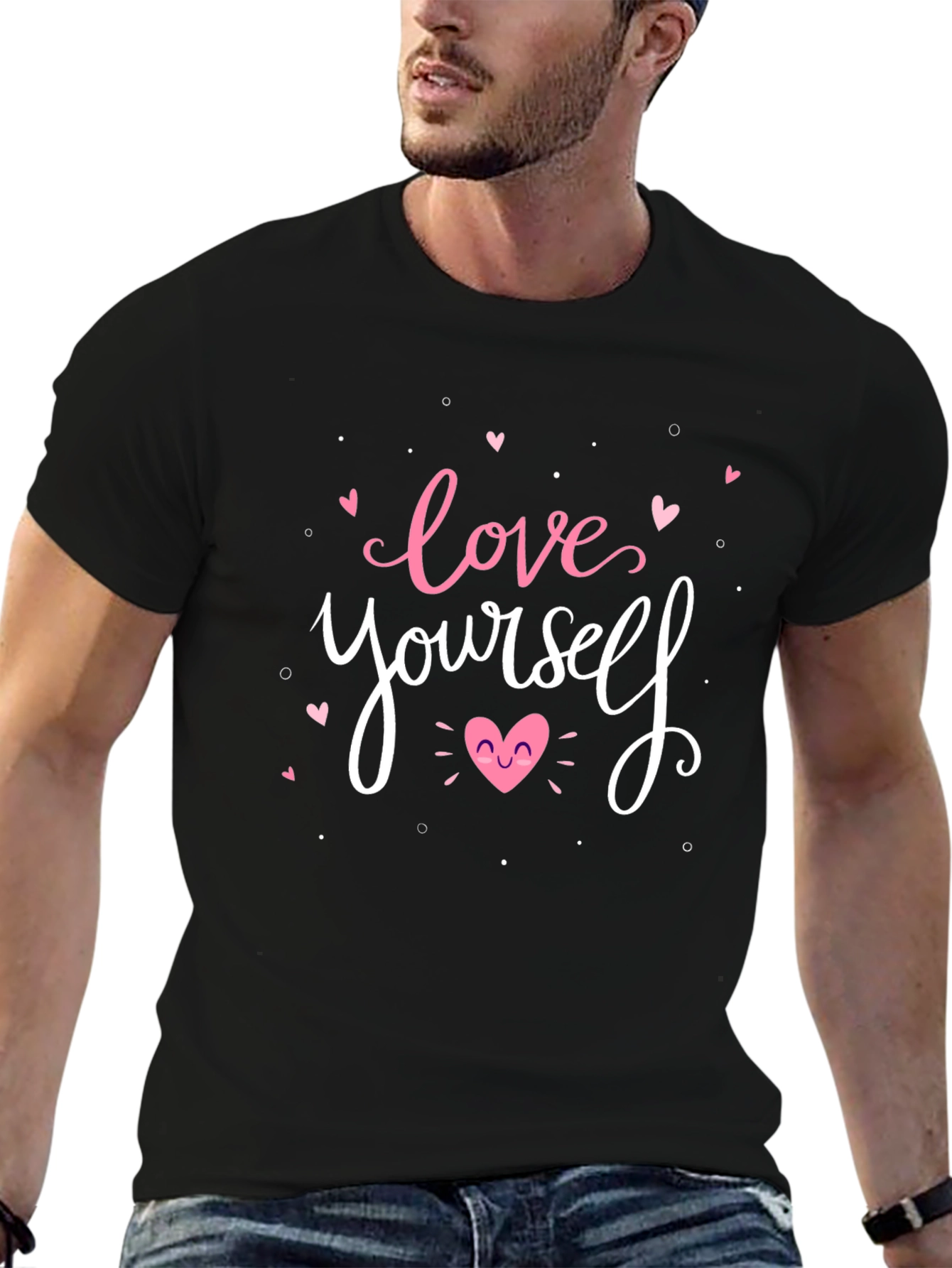 Love Yourself Graphic Print Tee