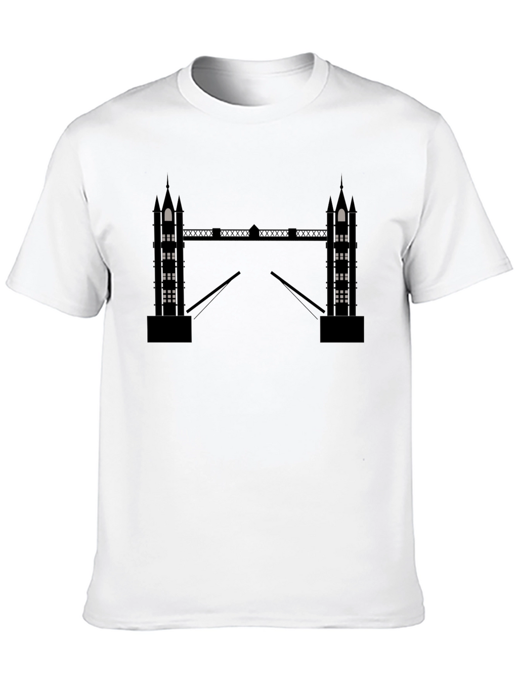 London Bridge Silhouette Black T-Shirt