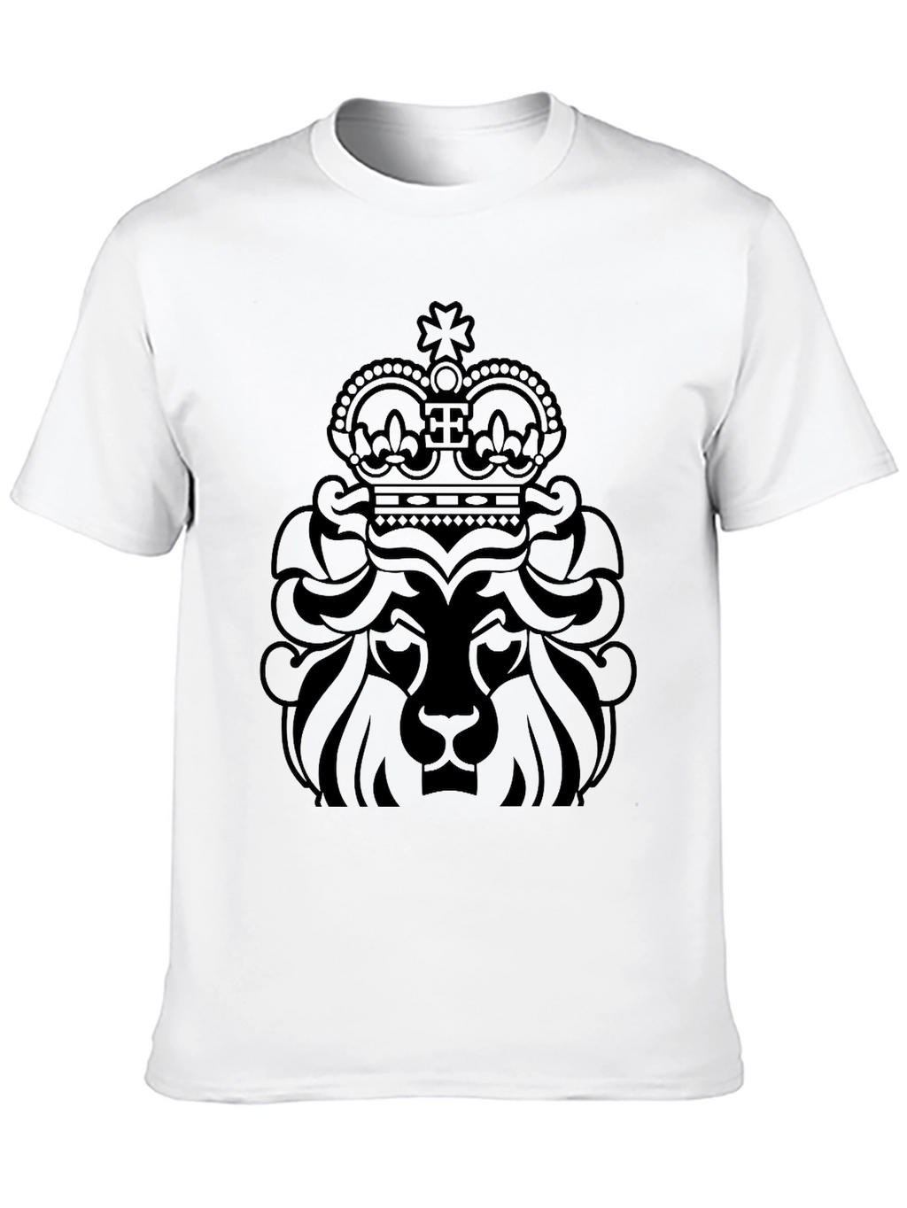 Lion Crown Graphic Tee - Black T-Shirt