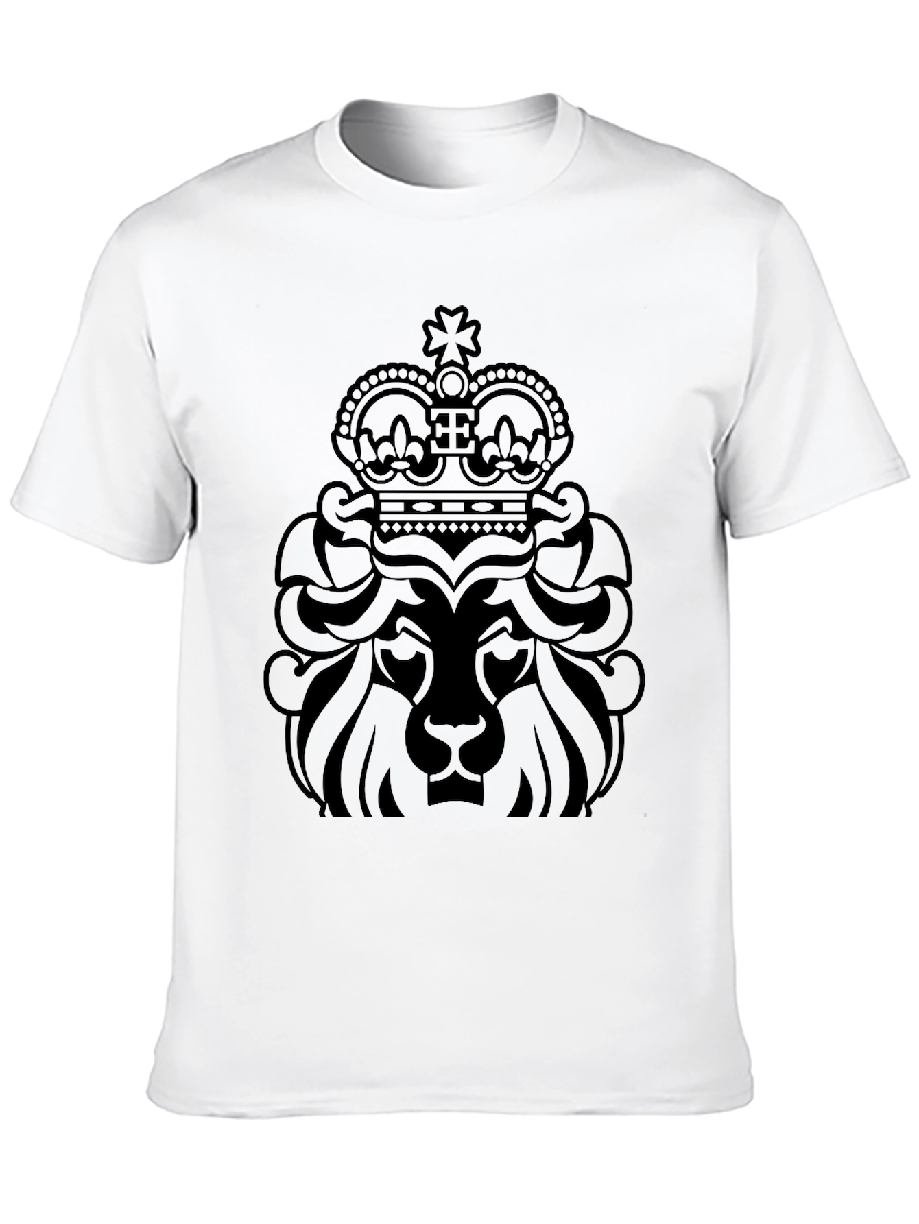 Lion Crown Graphic Tee - Black T-Shirt