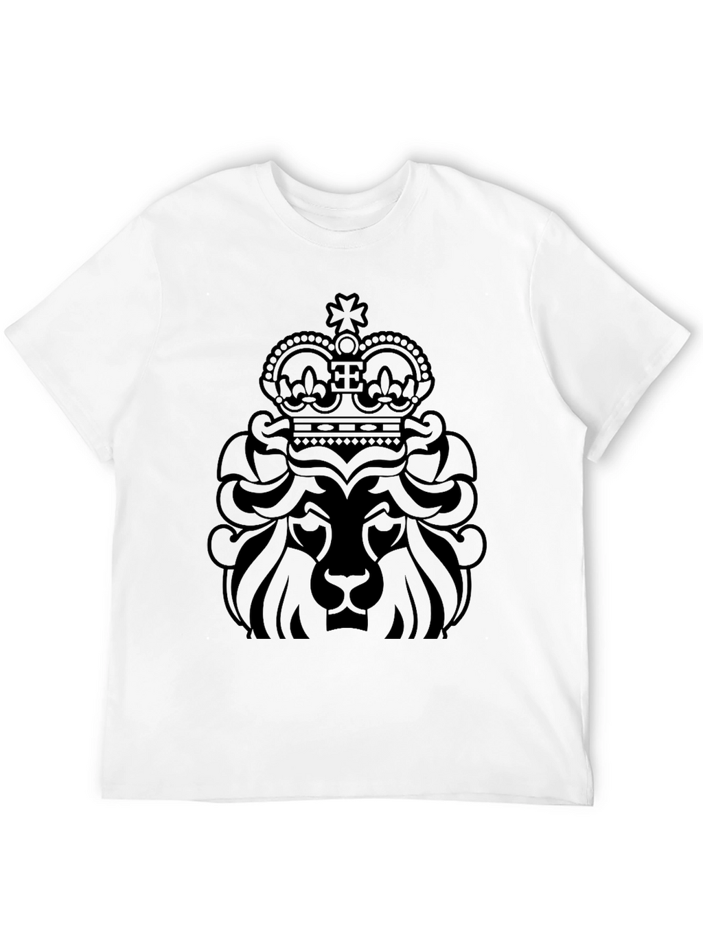 Lion Crown Graphic Tee - Black T-Shirt