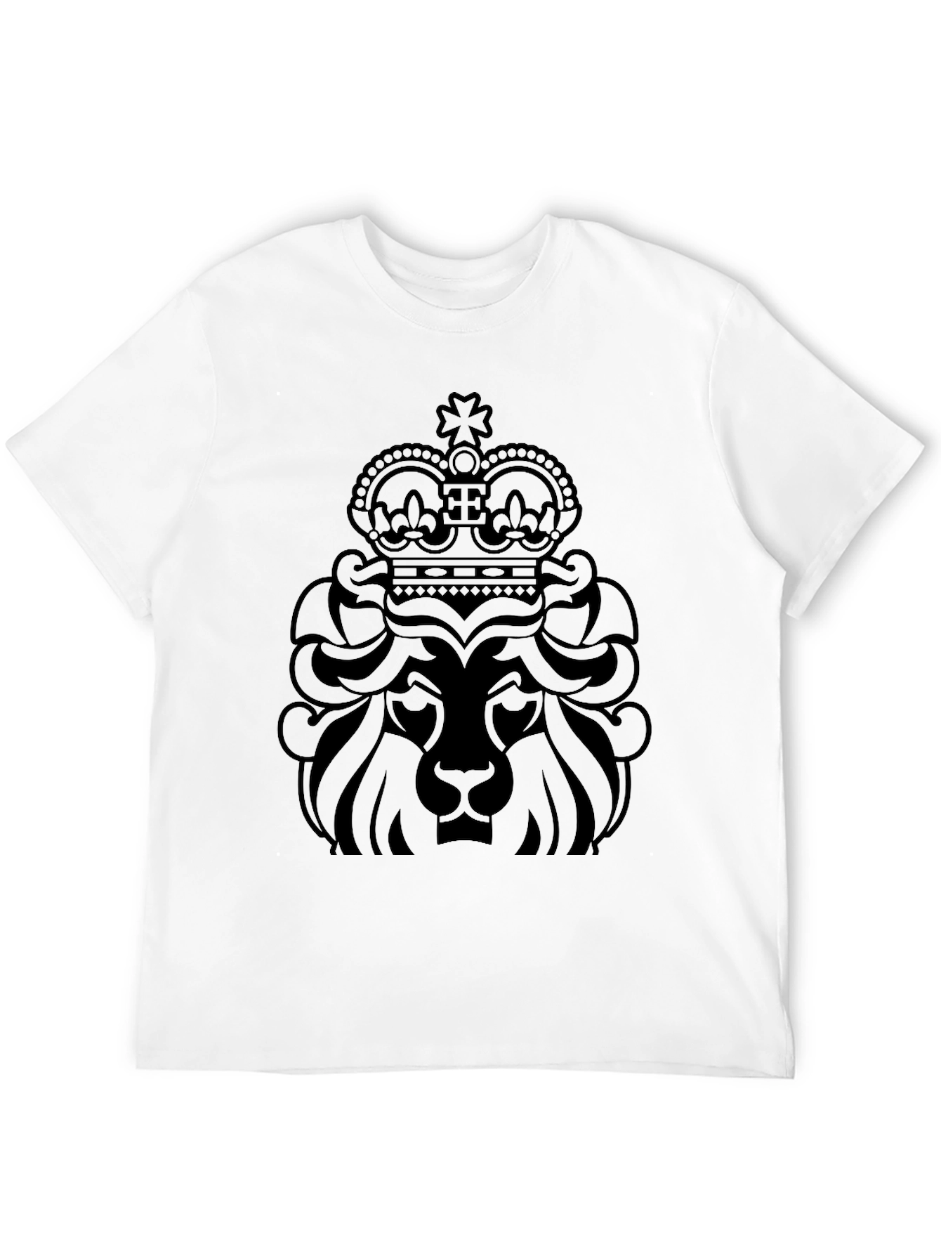 Lion Crown Graphic Tee - Black T-Shirt