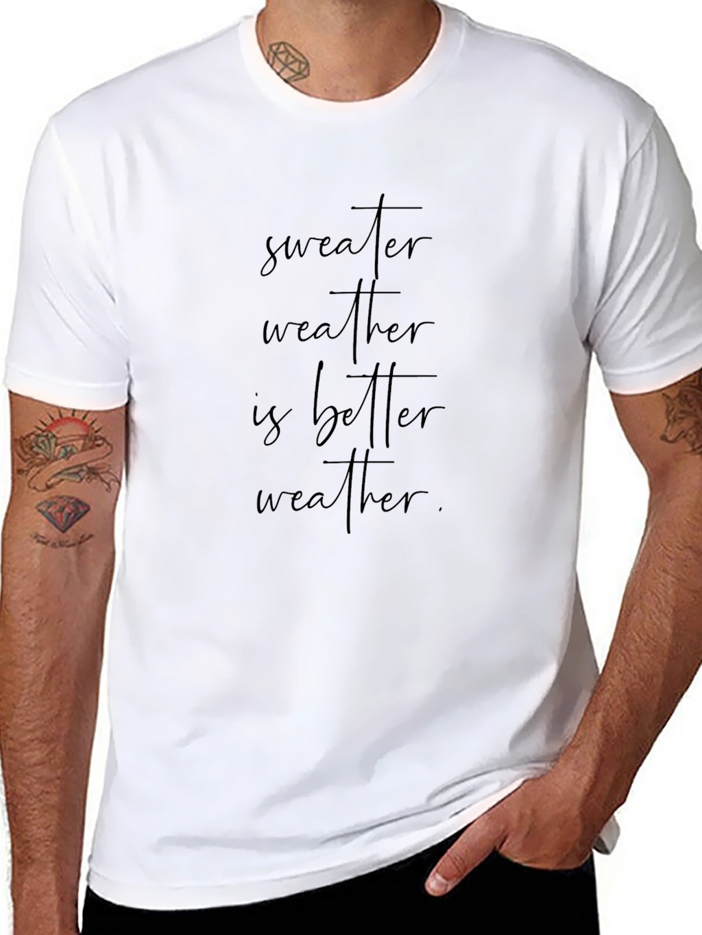 Sweater Weather T-Shirt - Cozy & Stylish