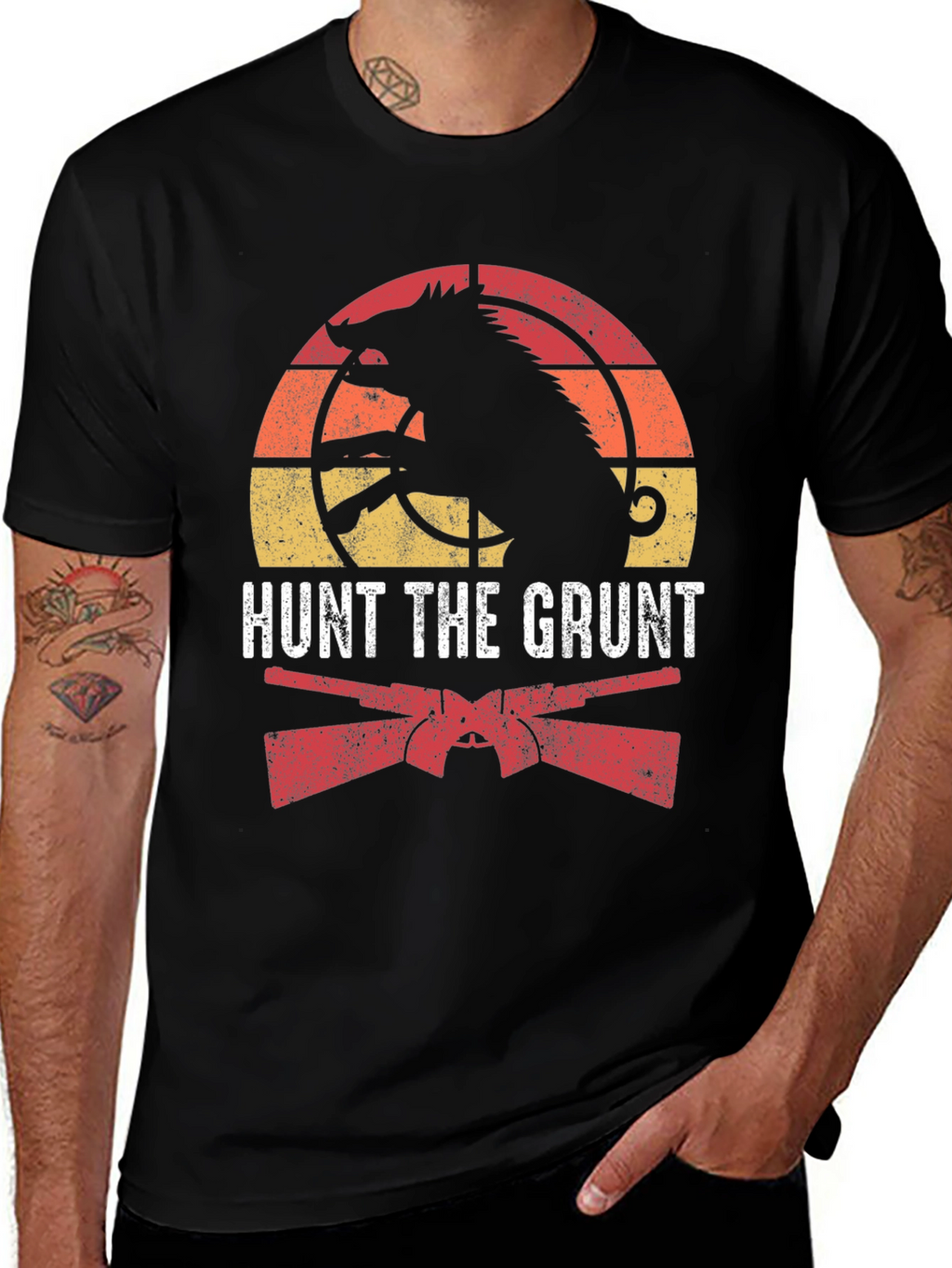 Hunt The Grunt Graphic Tee - Hunting T-Shirt