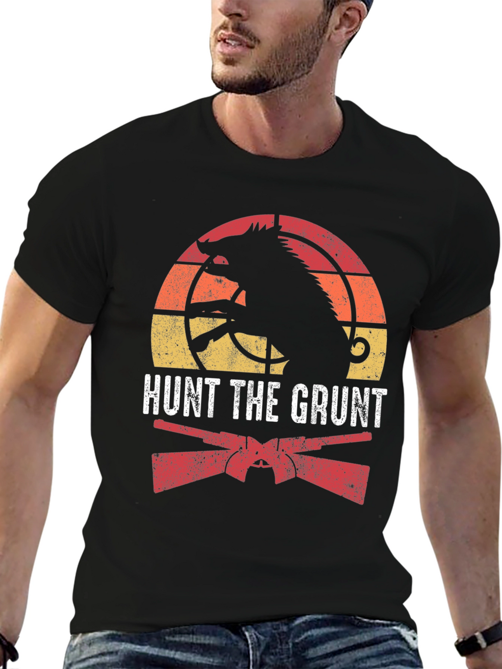 Hunt The Grunt Graphic Tee - Hunting T-Shirt
