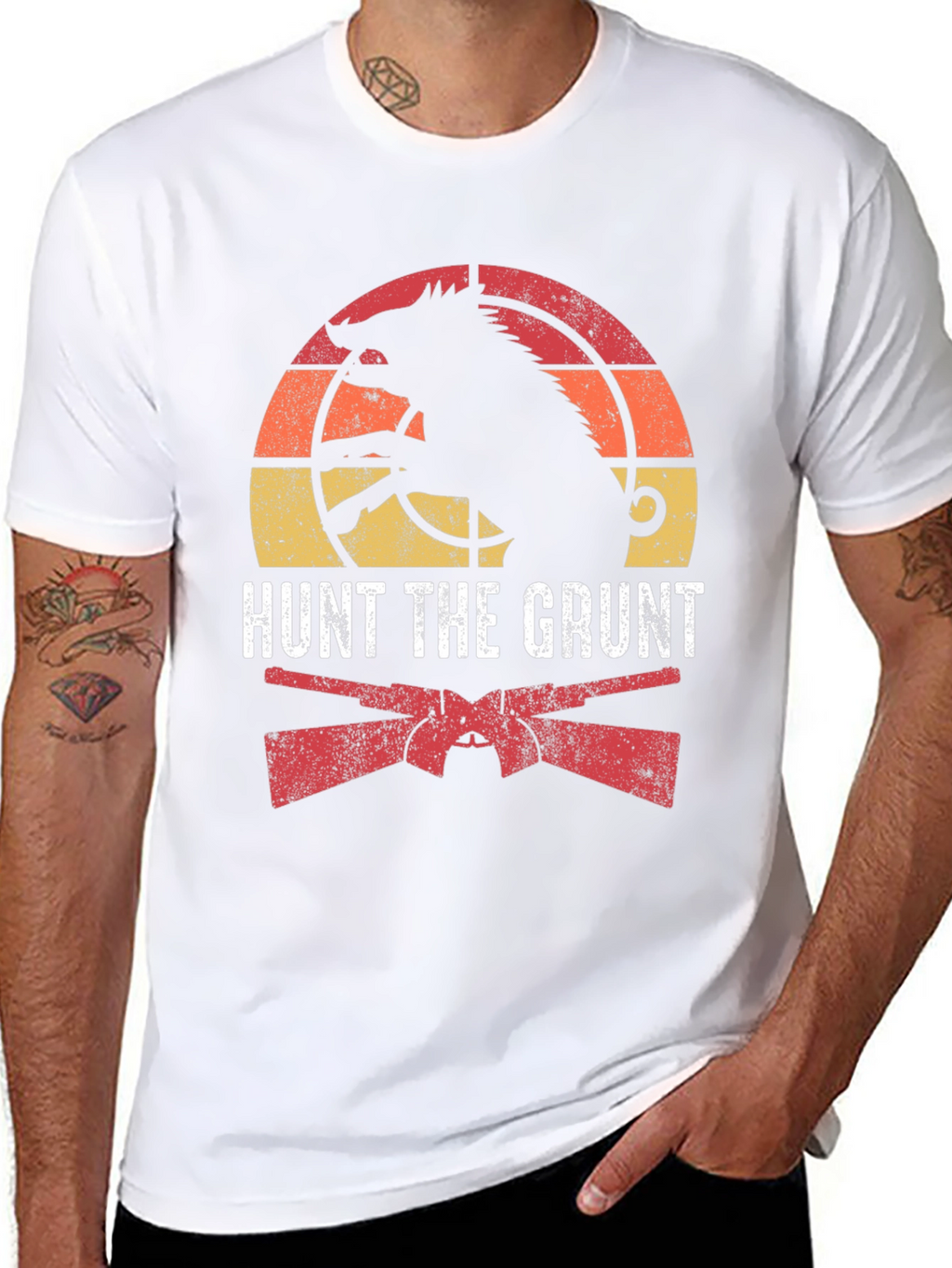 Hunt The Grunt Graphic Tee - Hunting T-Shirt