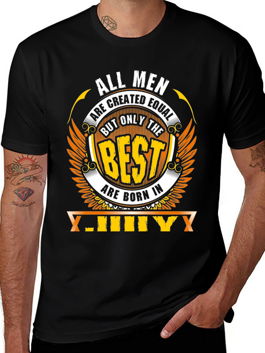 Best Men Are Born In July T-Shirt