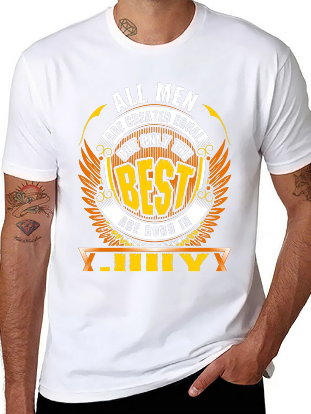 Best Men Are Born In July T-Shirt