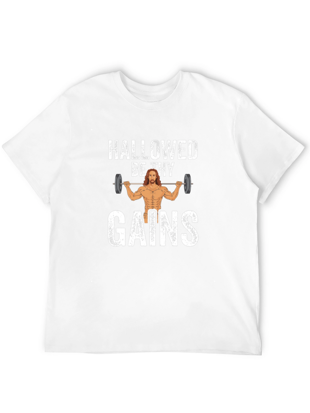 Hallowed Be Thy Gains Graphic T-Shirt - Black