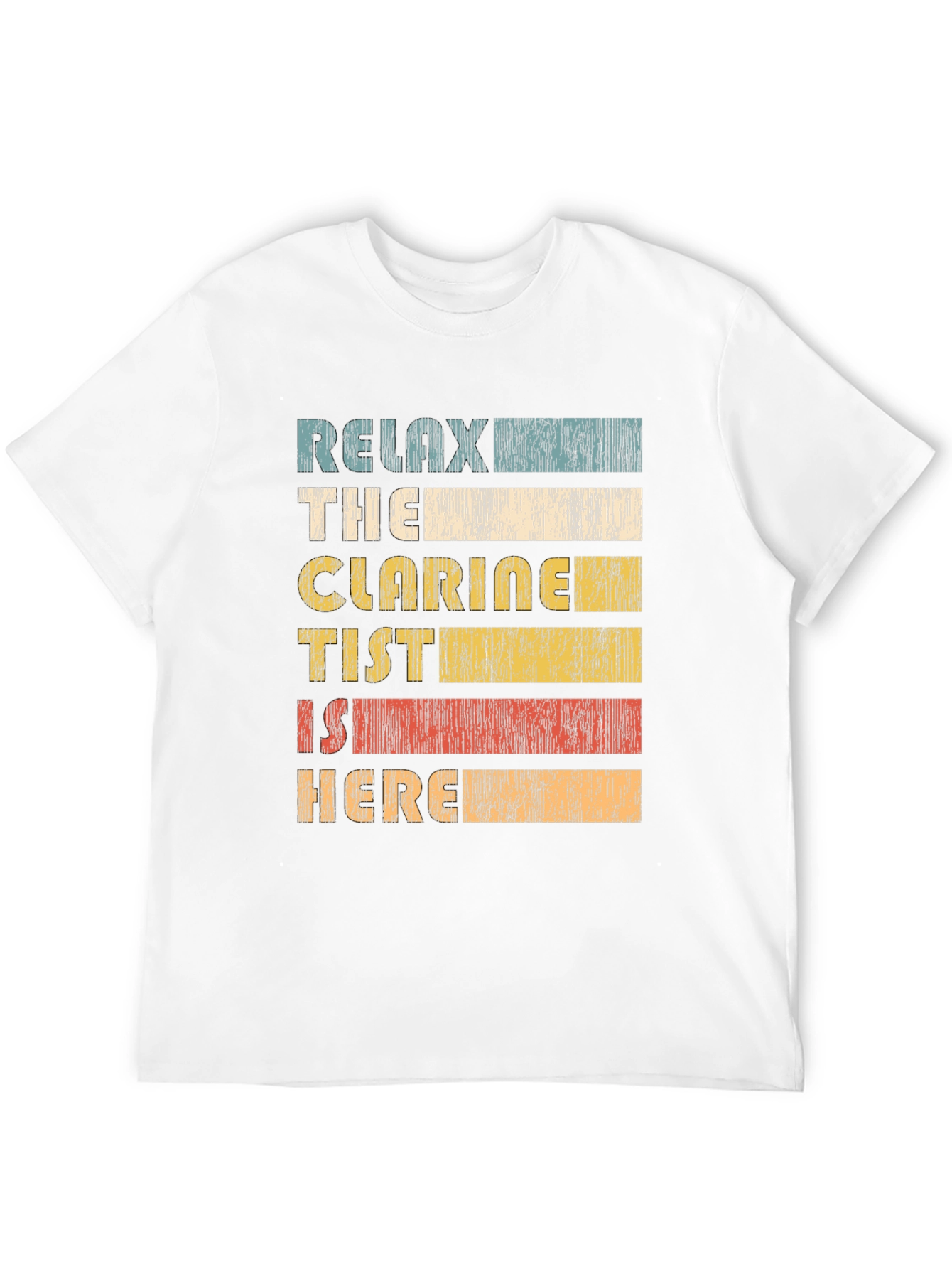 Relax The Clarinetist Is Here Black T-Shirt