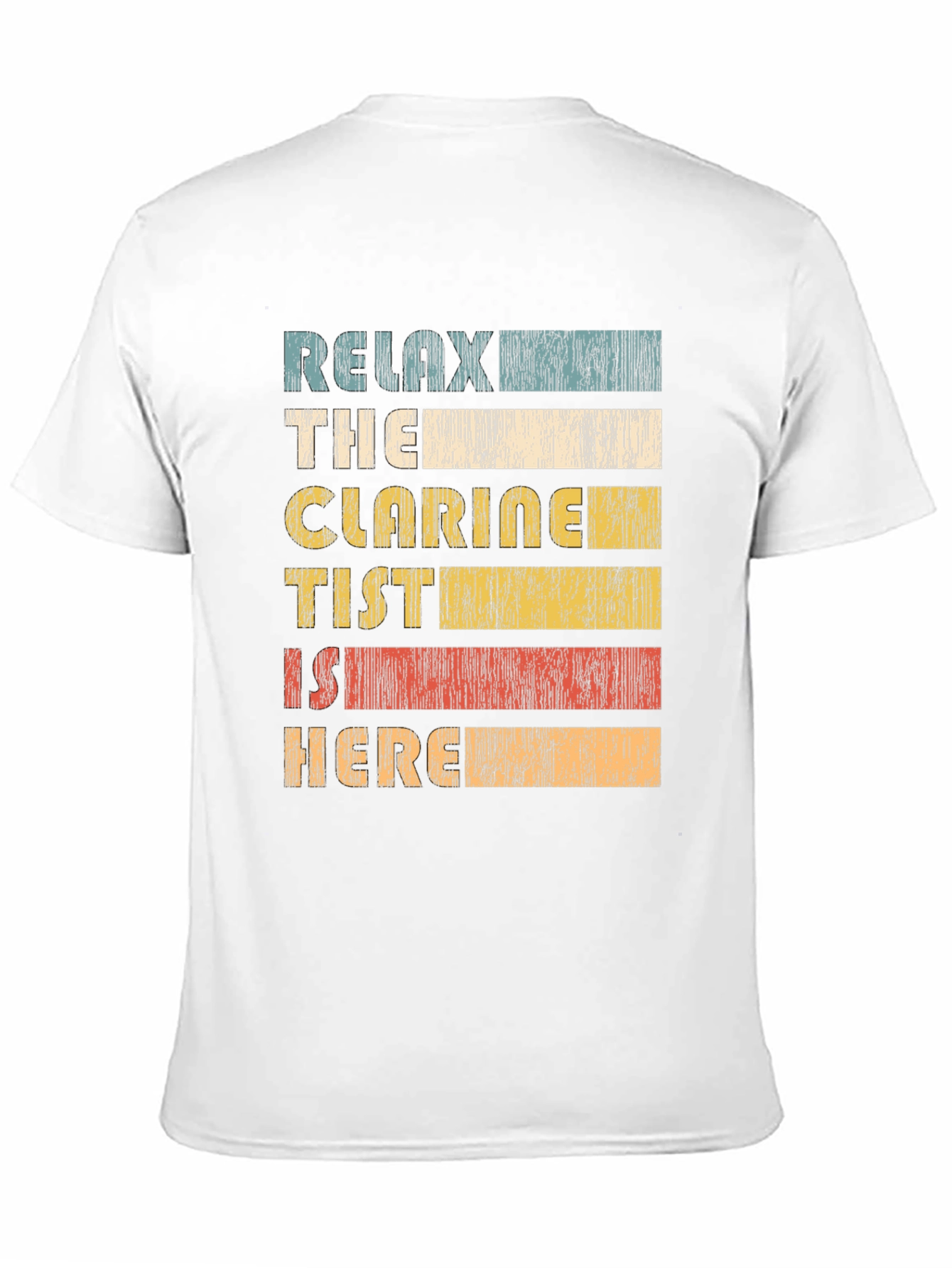 Relax The Clarinetist Is Here Black T-Shirt