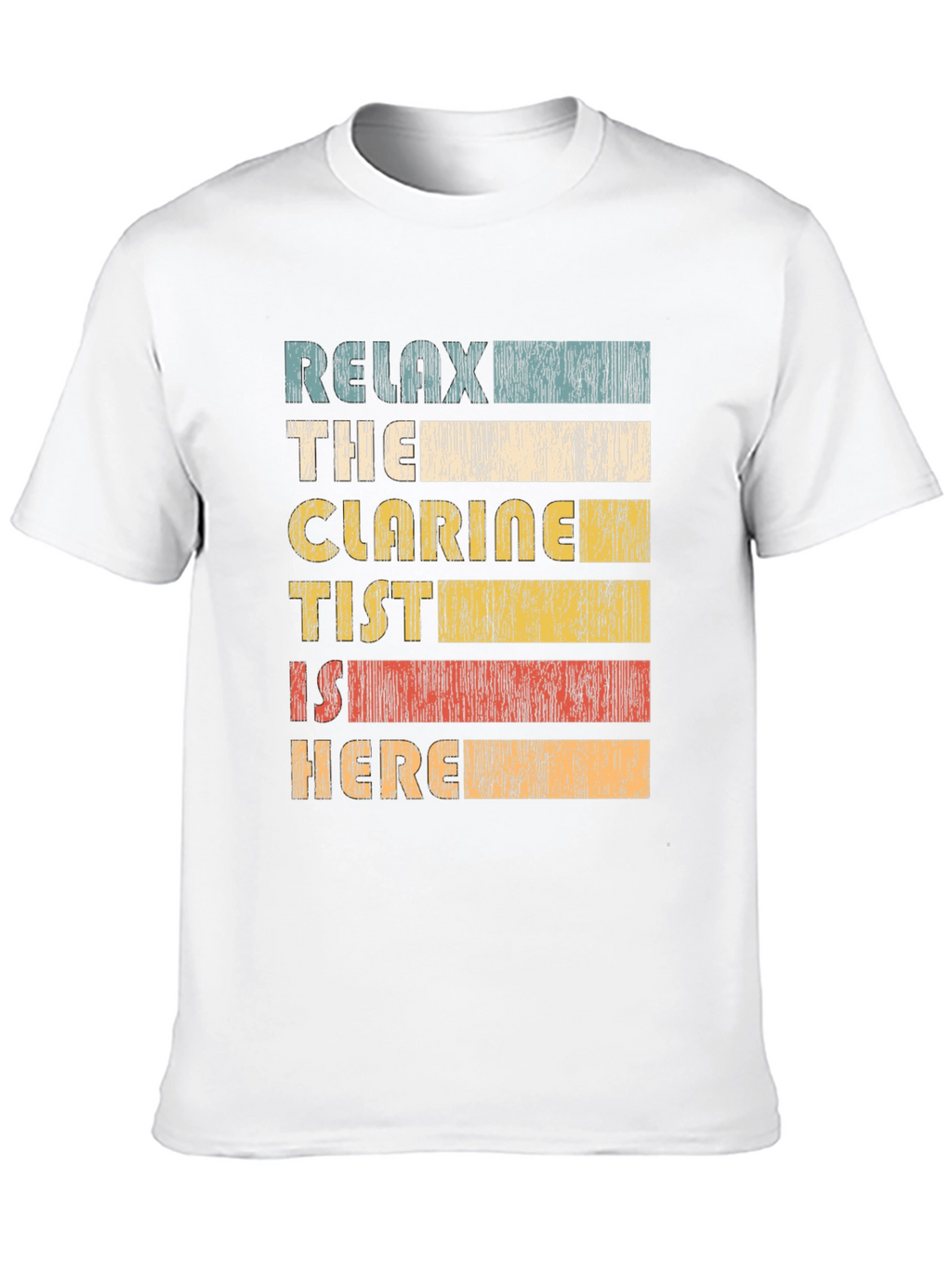 Relax The Clarinetist Is Here Black T-Shirt