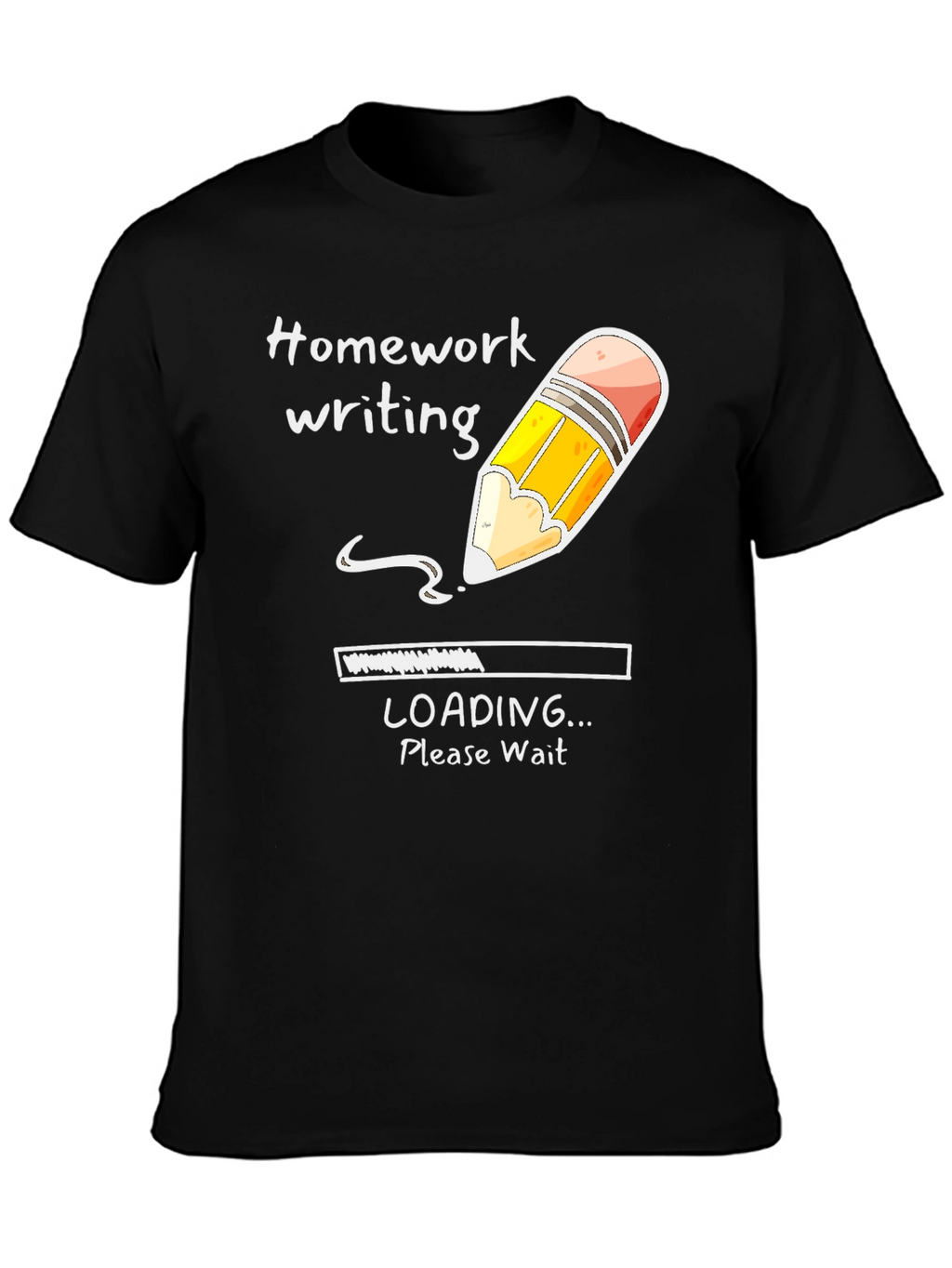 Homework Loading Tee - Funny Student Shirt