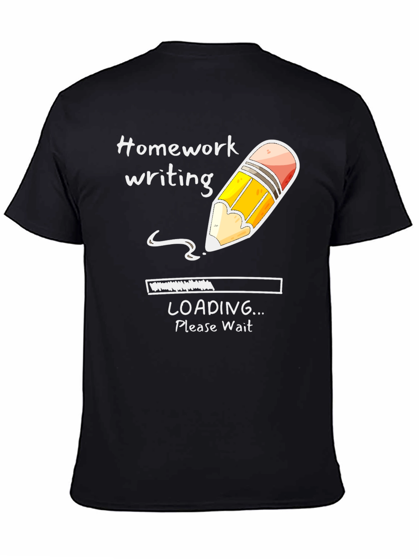 Homework Loading Tee - Funny Student Shirt