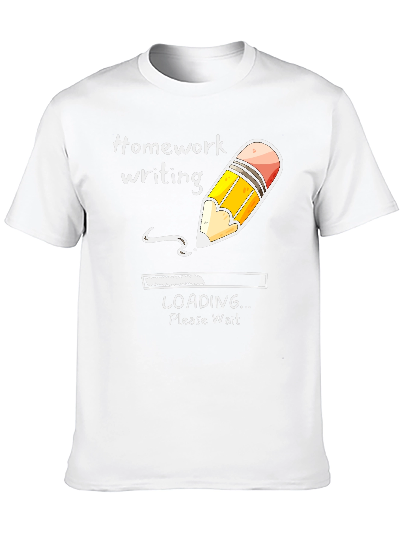Homework Loading Tee - Funny Student Shirt