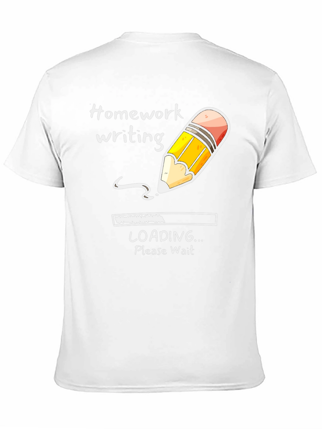 Homework Loading Tee - Funny Student Shirt