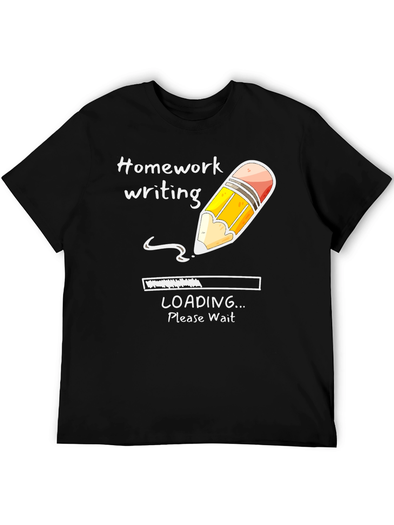 Homework Loading Tee - Funny Student Shirt