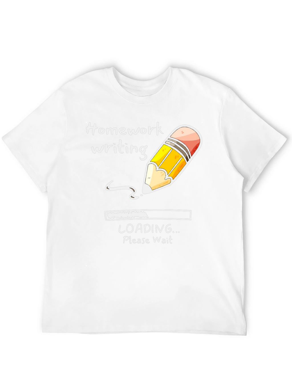 Homework Loading Tee - Funny Student Shirt