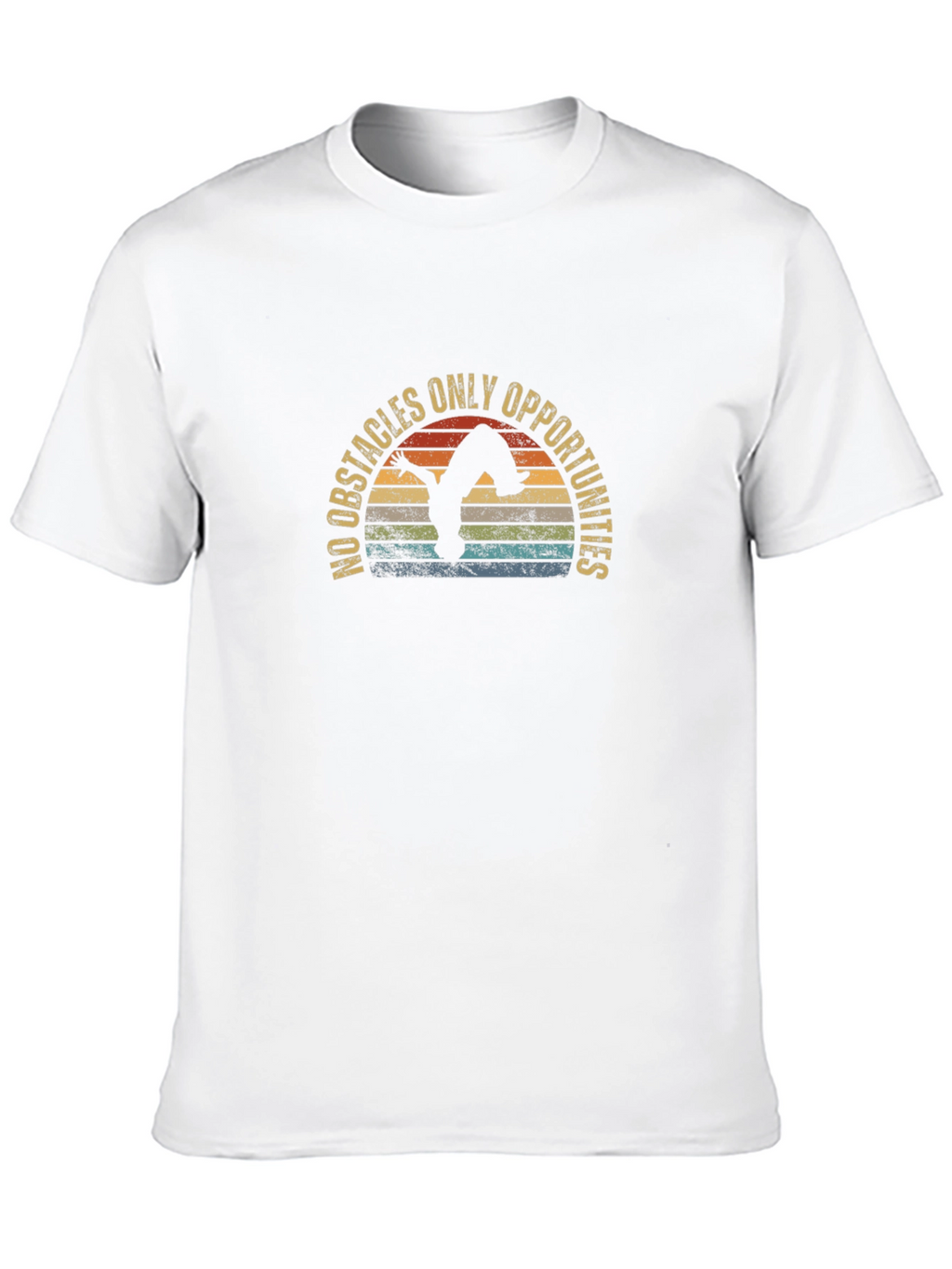 No Obstacles T-Shirt - Inspiring Graphic Tee