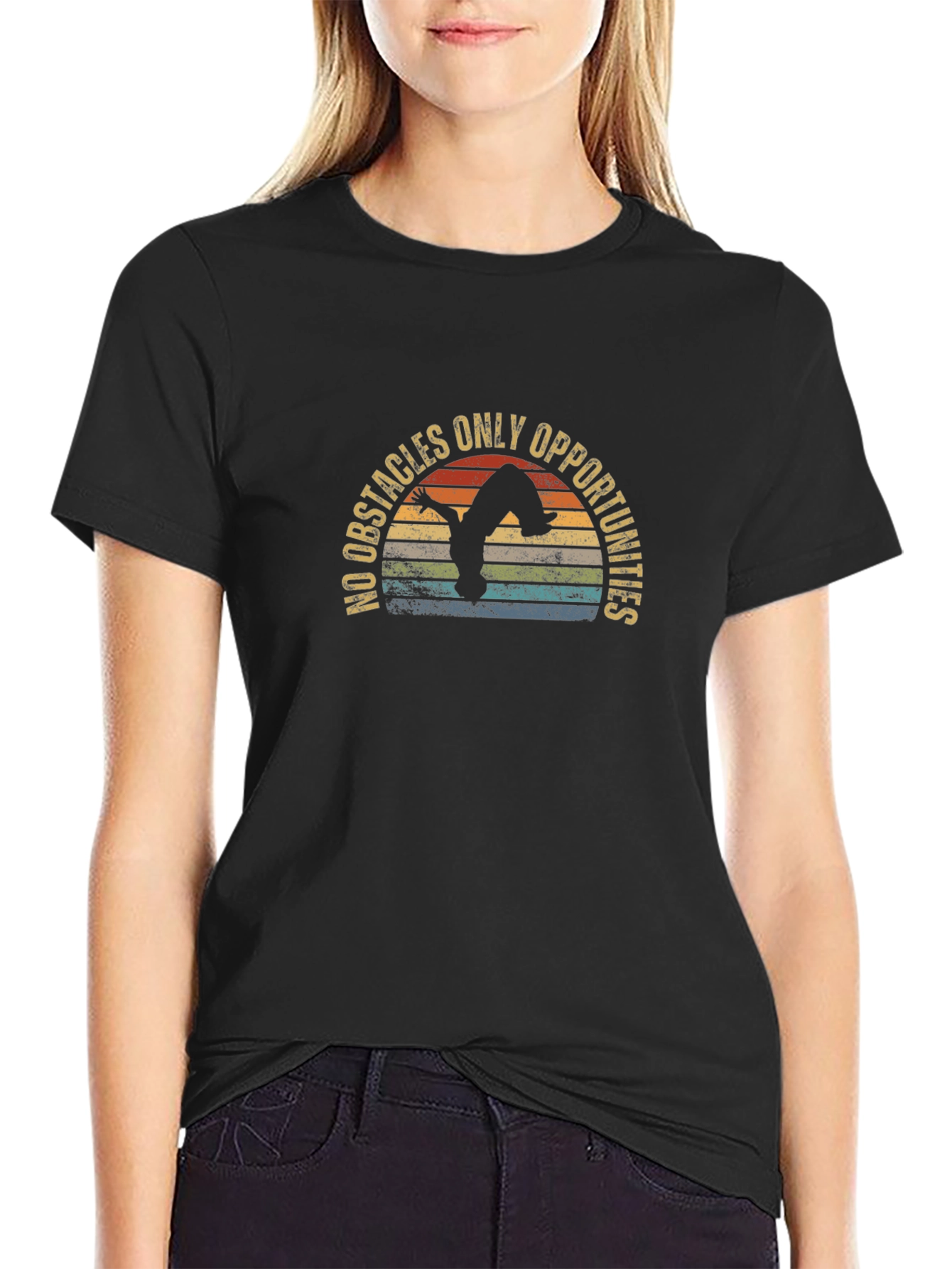 No Obstacles T-Shirt - Inspiring Graphic Tee