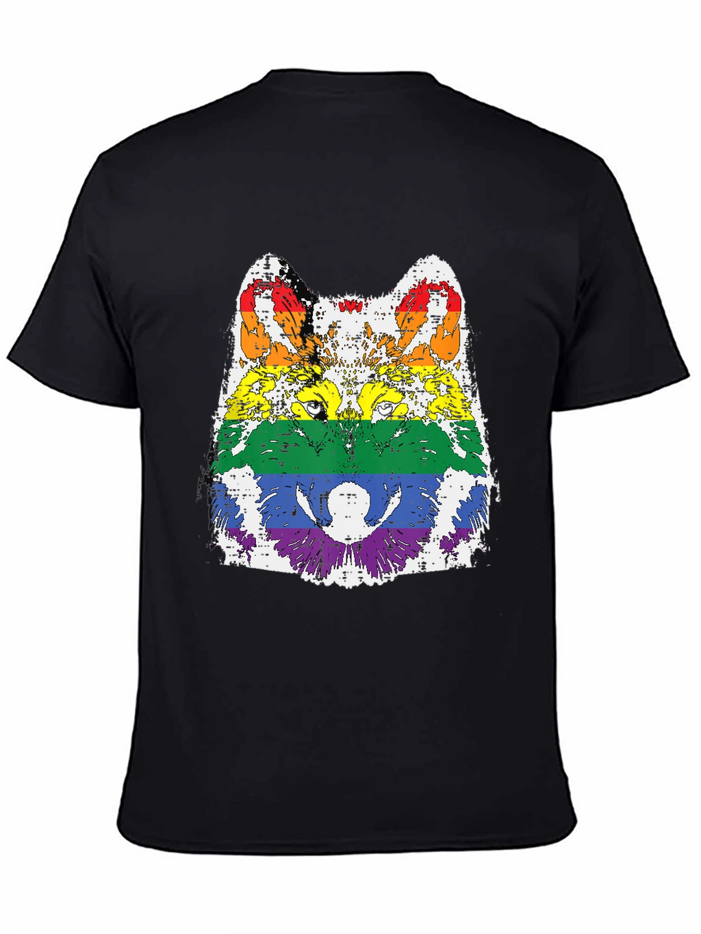 Rainbow Wolf Graphic Tee