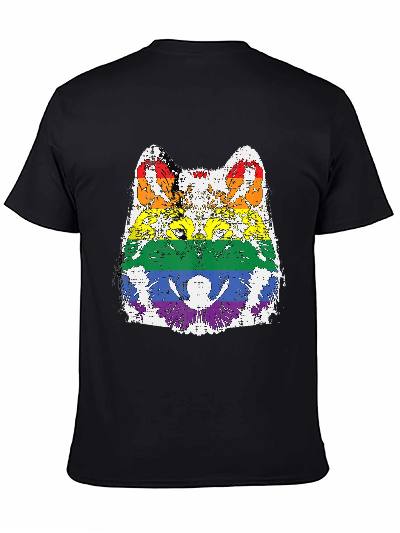 Rainbow Wolf Graphic Tee