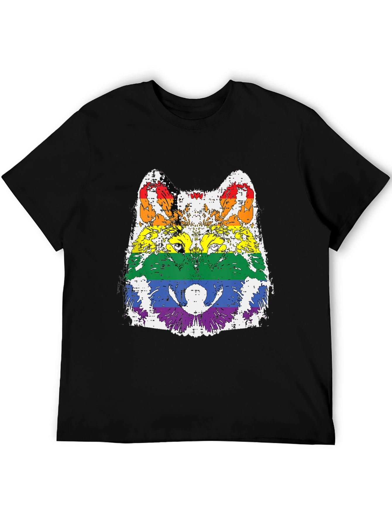 Rainbow Wolf Graphic Tee