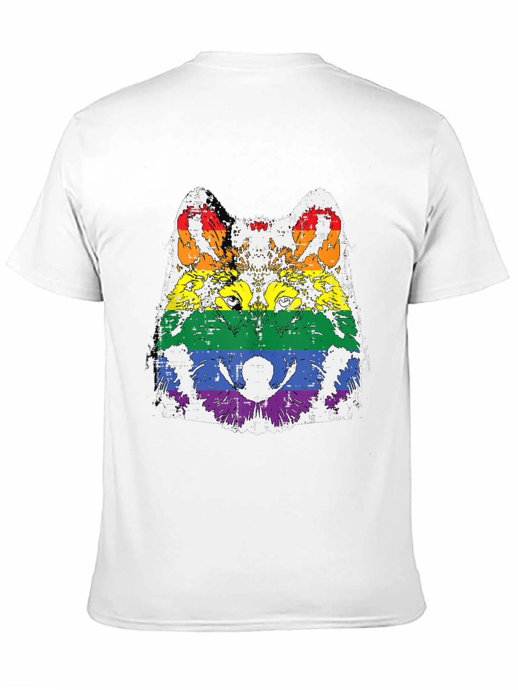 Rainbow Wolf Graphic Tee