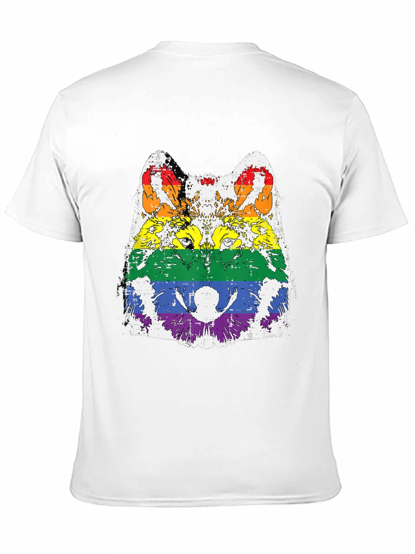 Rainbow Wolf Graphic Tee
