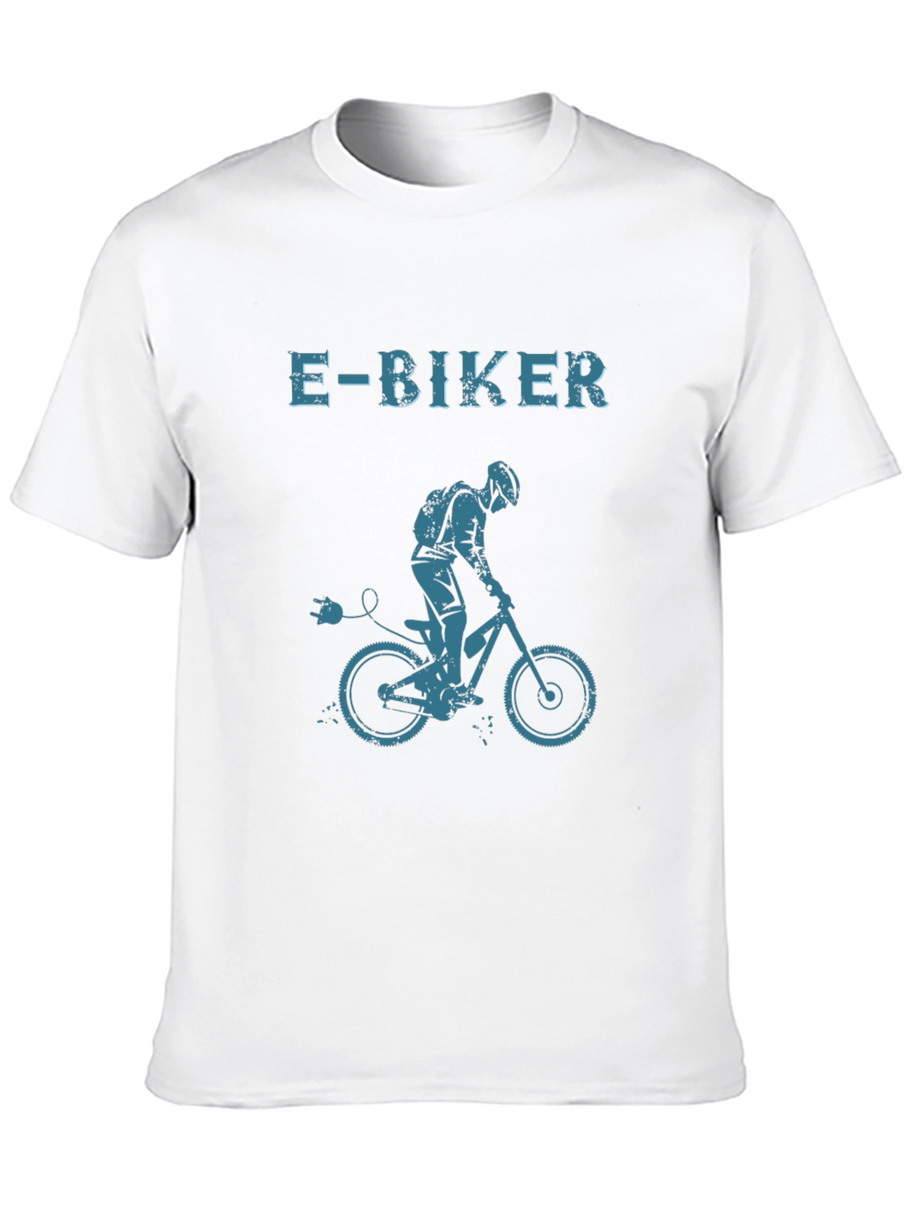 E-Biker Graphic T-Shirt - Electric Bike Rider Tee