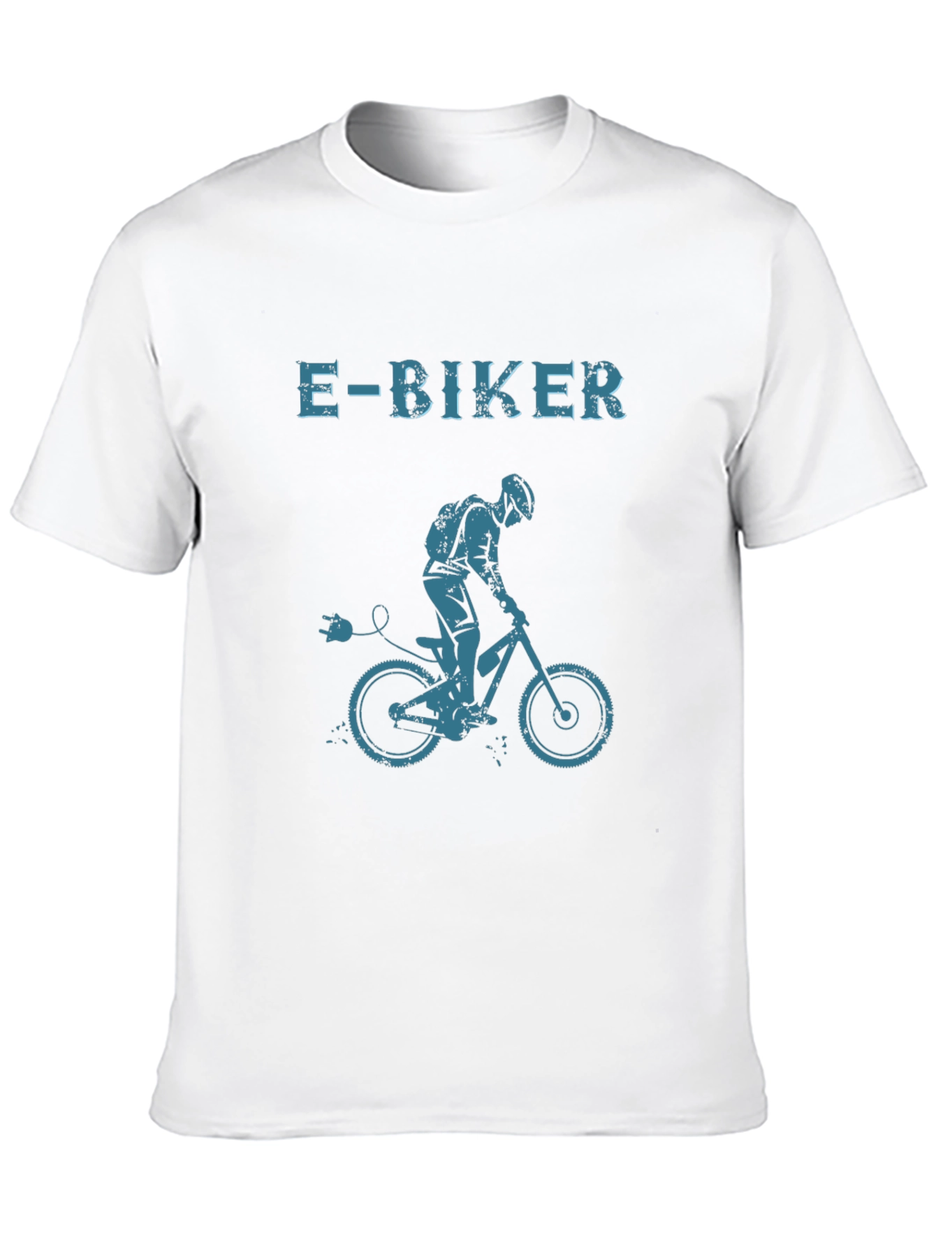 E-Biker Graphic T-Shirt - Electric Bike Rider Tee