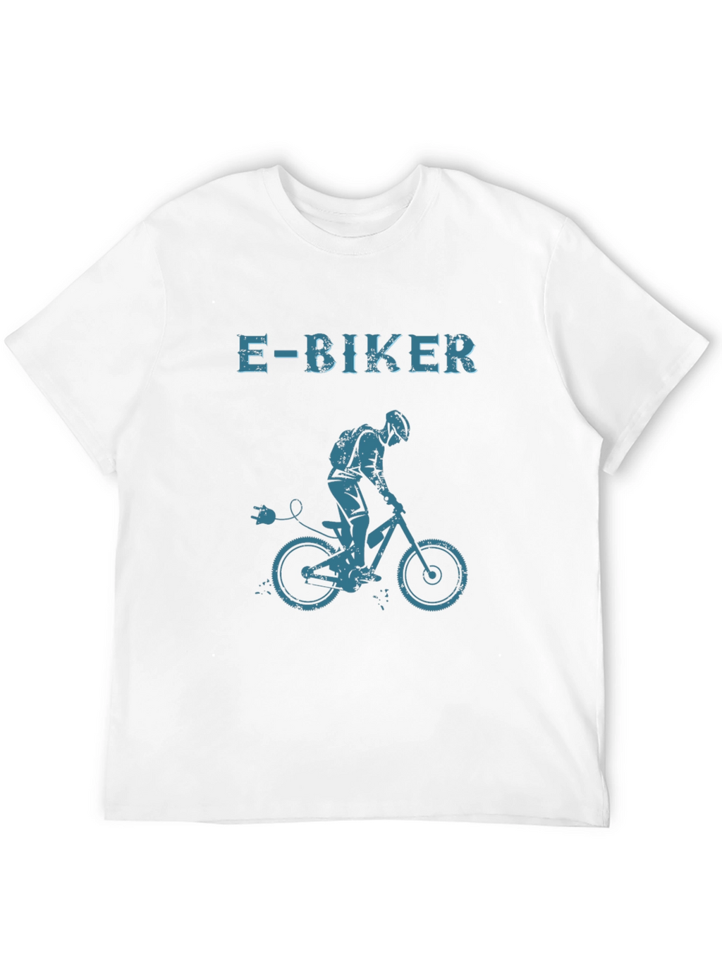 E-Biker Graphic T-Shirt - Electric Bike Rider Tee