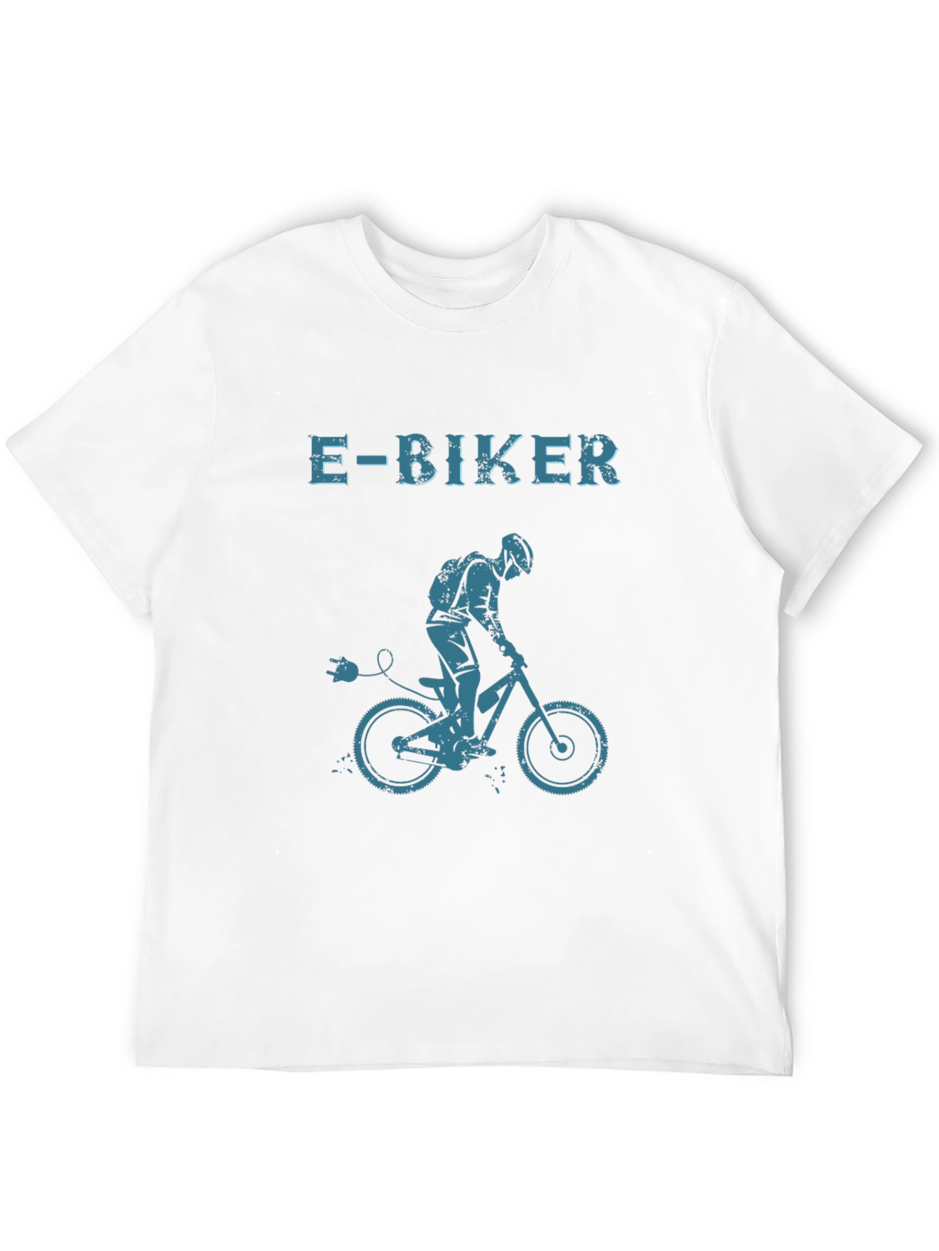 E-Biker Graphic T-Shirt - Electric Bike Rider Tee