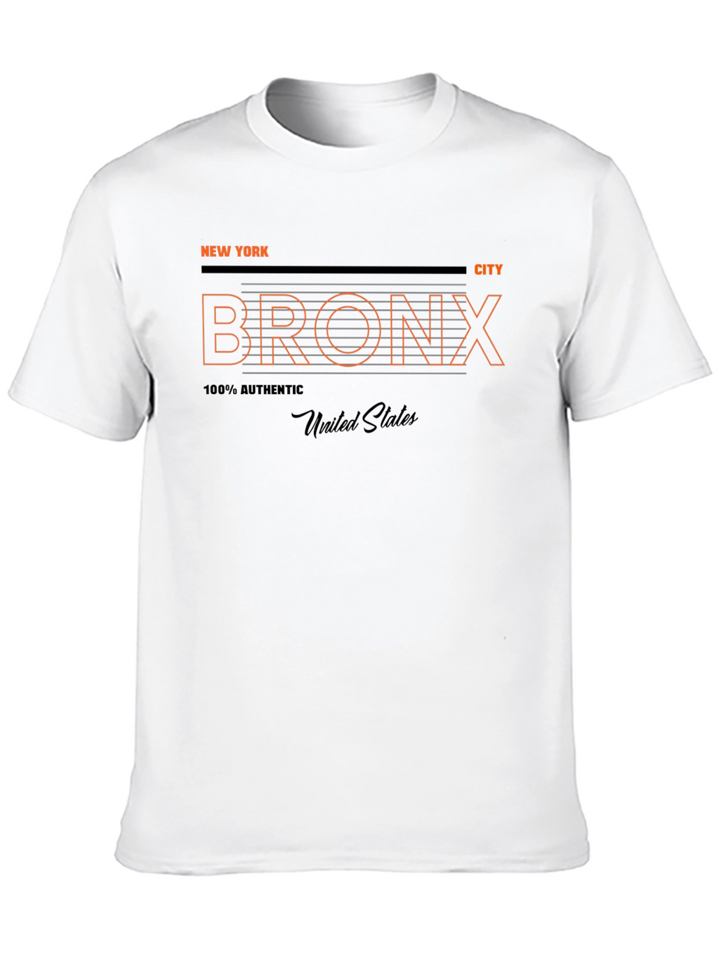 Bronx NYC Graphic Tee - Urban Style Cotton T-Shirt