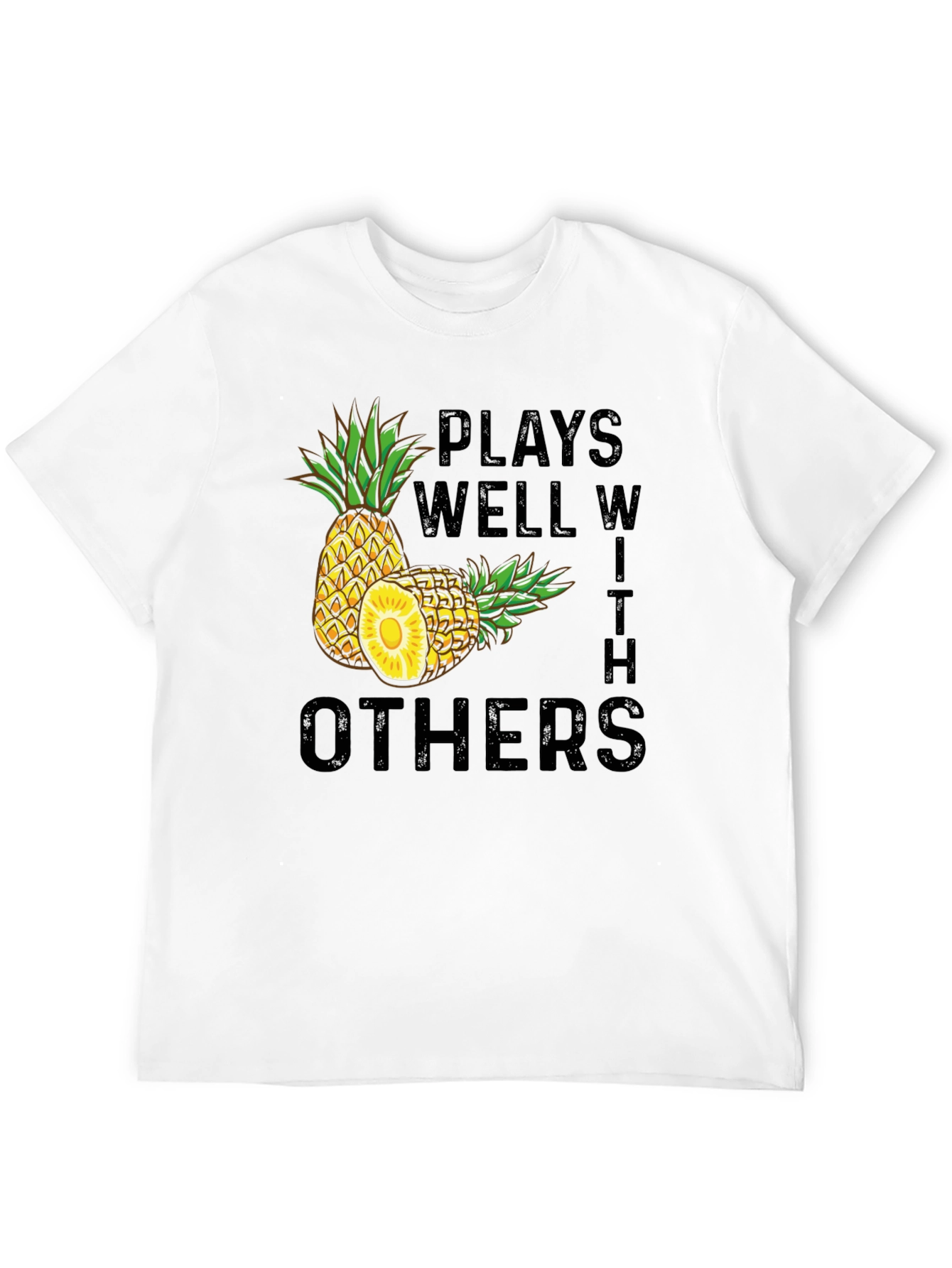 Plays Well With Others Pineapple Graphic Tee