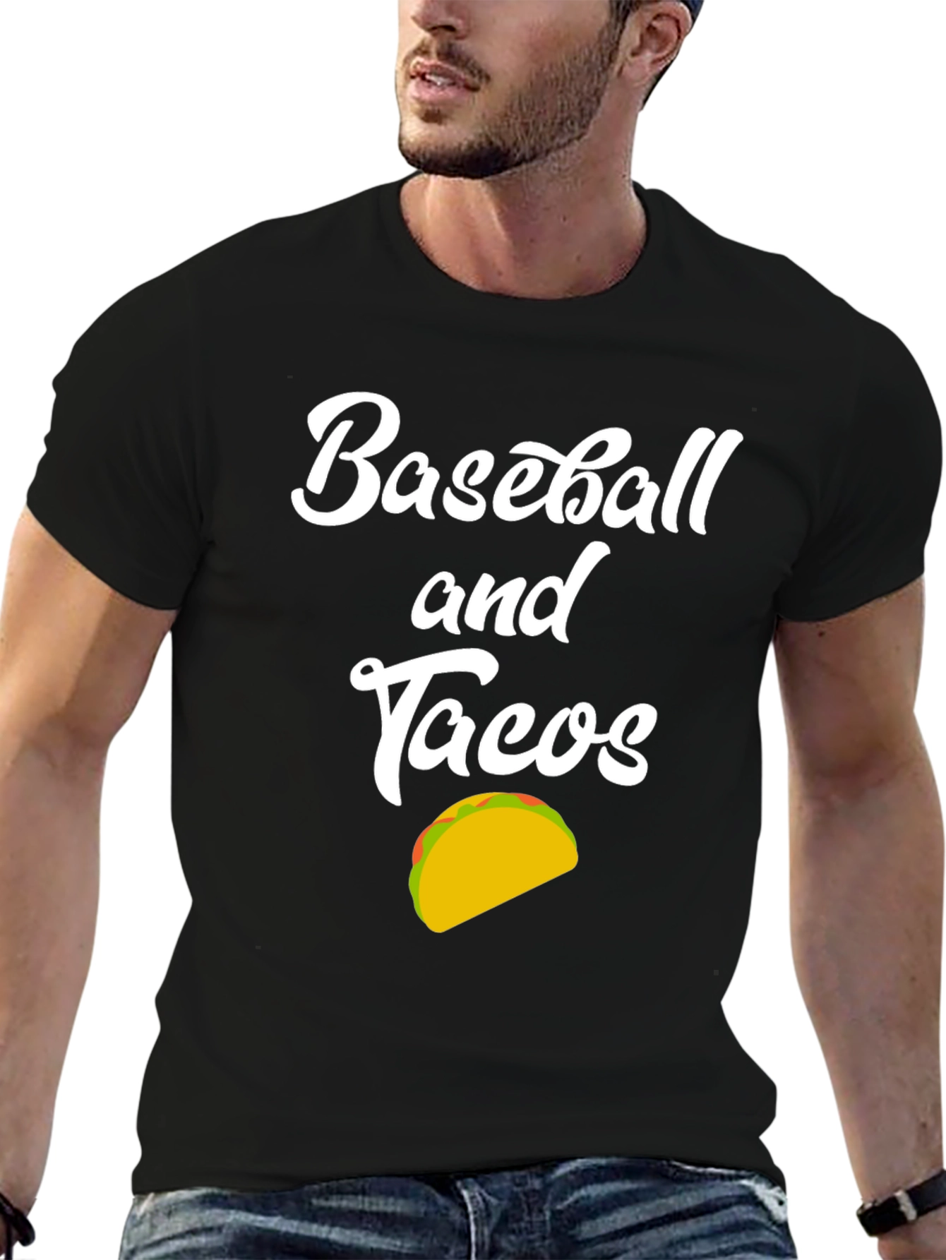 Baseball and Tacos Graphic T-Shirt